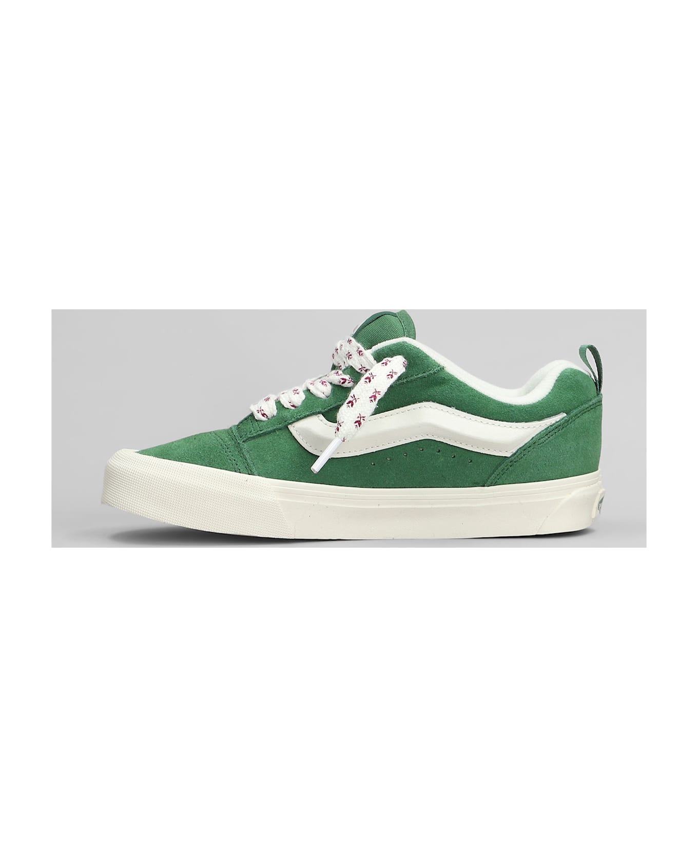 Vans Knu Skool Sneakers In Green Suede - green