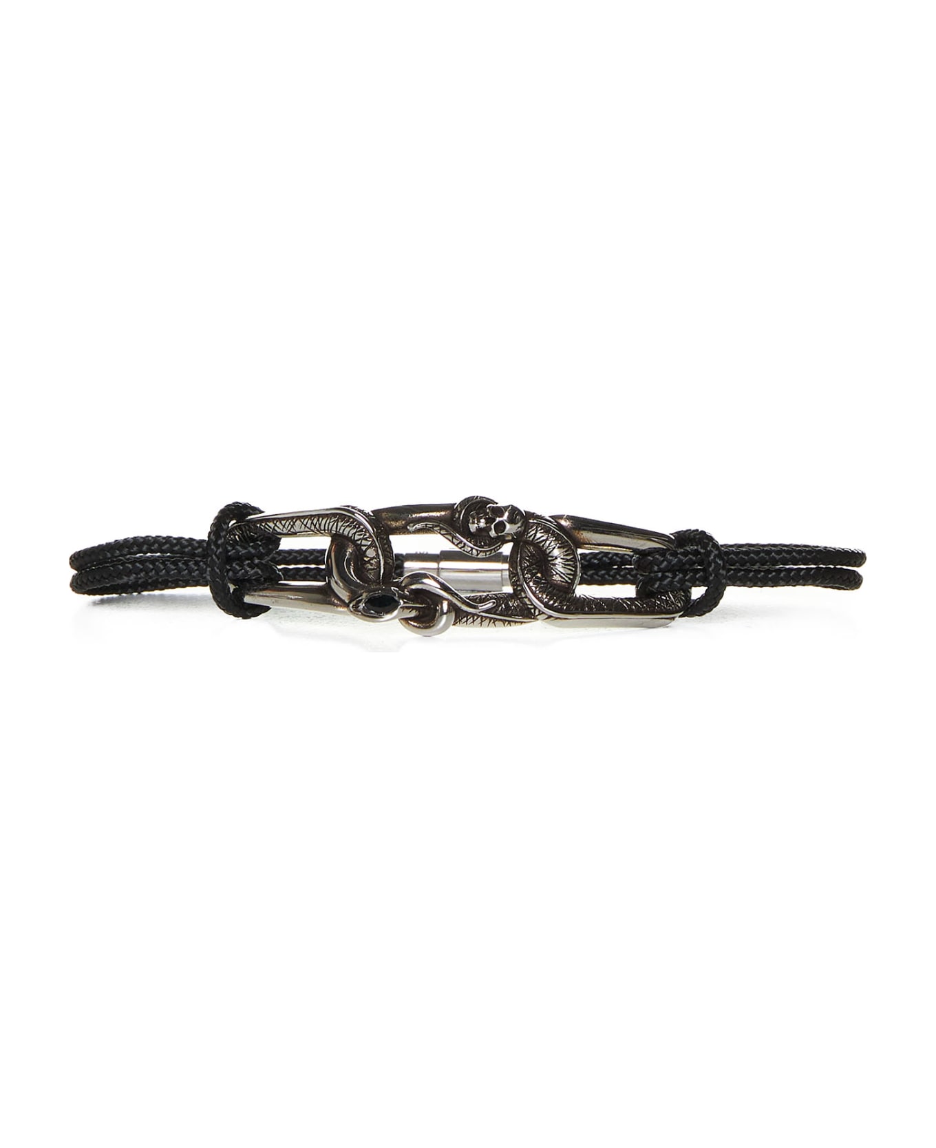 Alexander McQueen Bracelet - Blk+0446+jet.sw