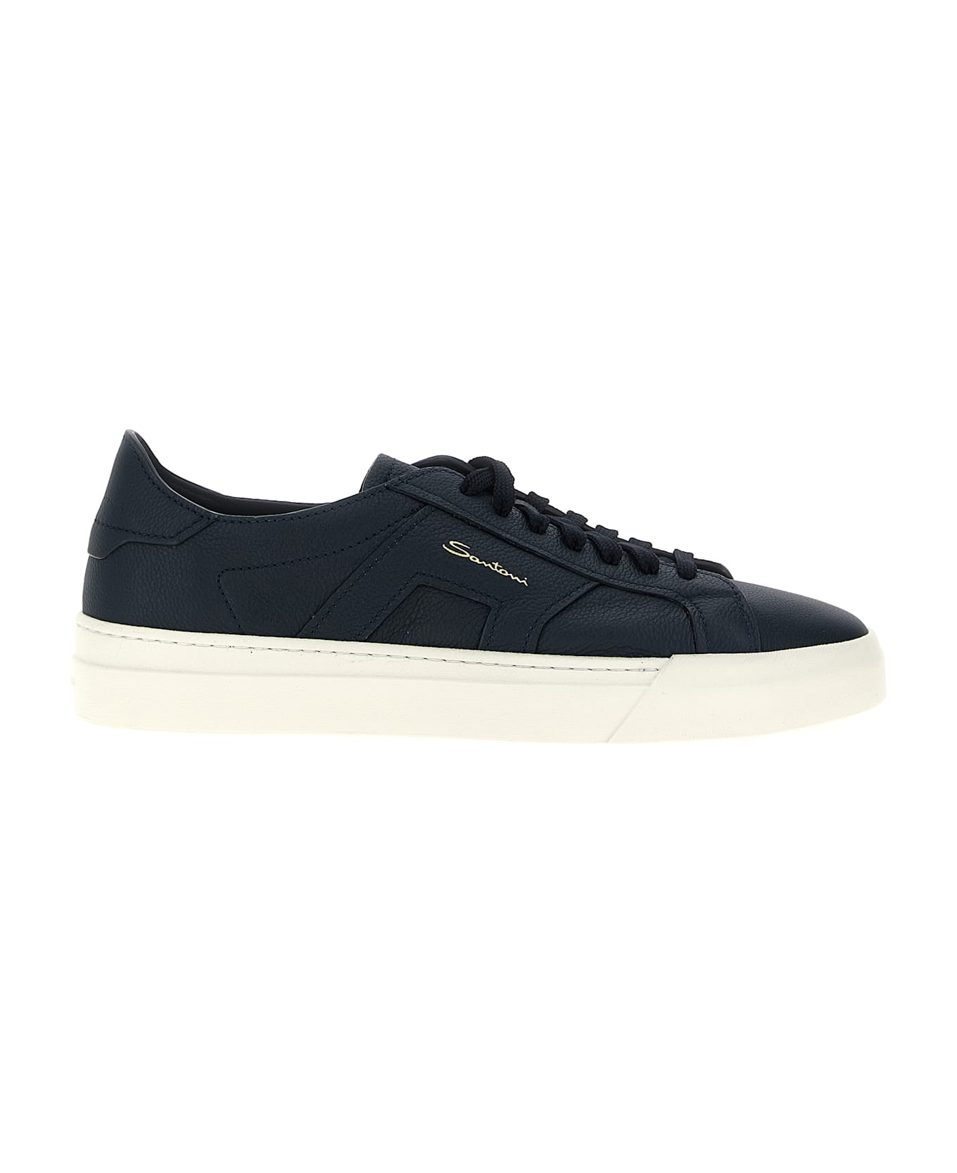Santoni 'double Buckle' Sneakers - Blue