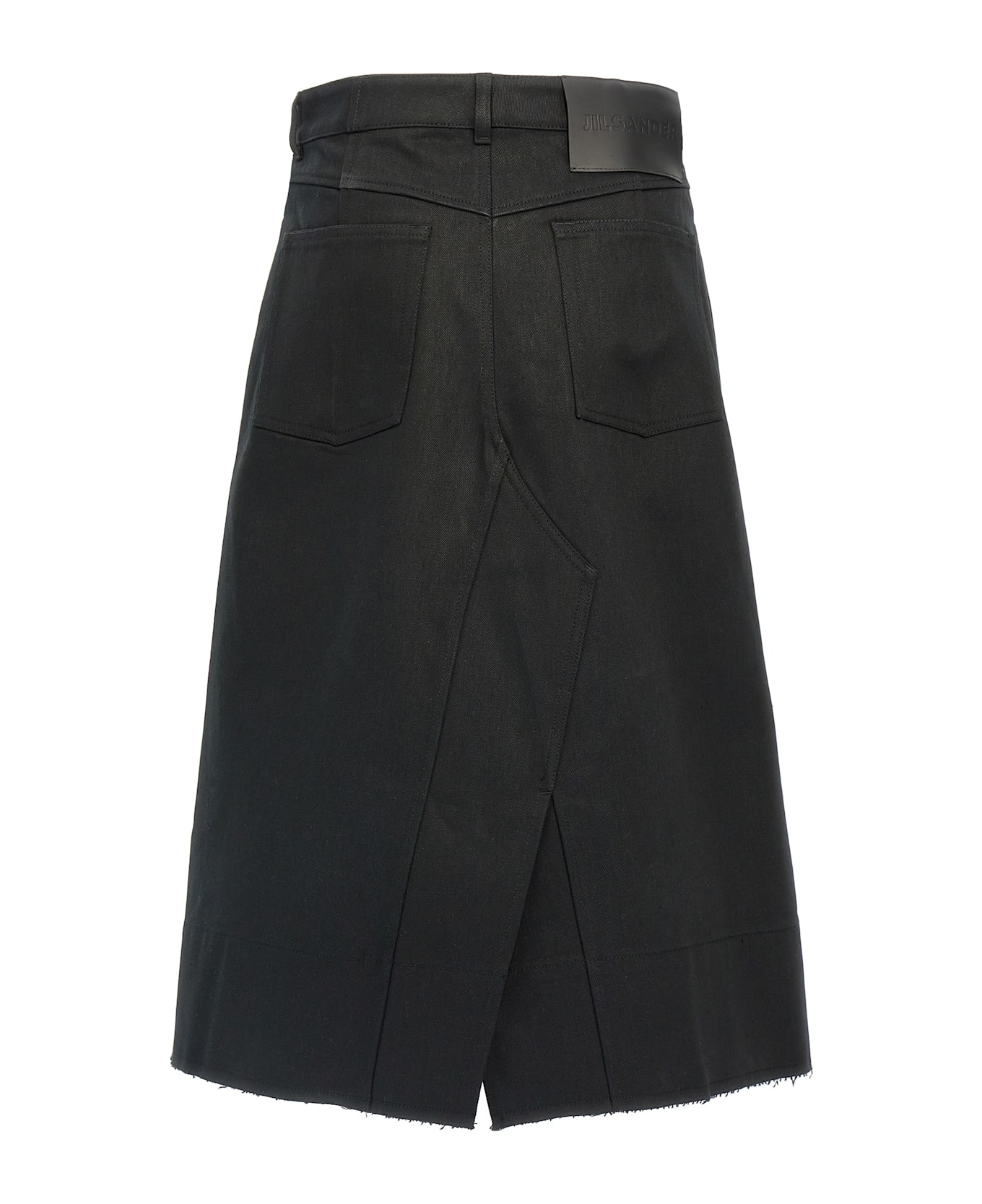 Jil Sander Midi Skirt - Black  