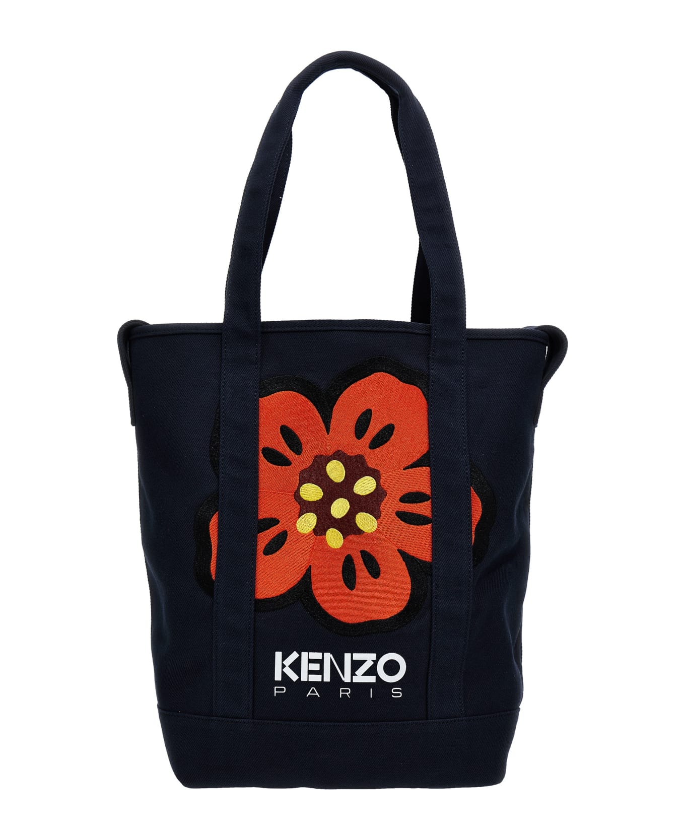 Kenzo Boke Flower Shoulder Tote Bag - BLUE トートバッグ