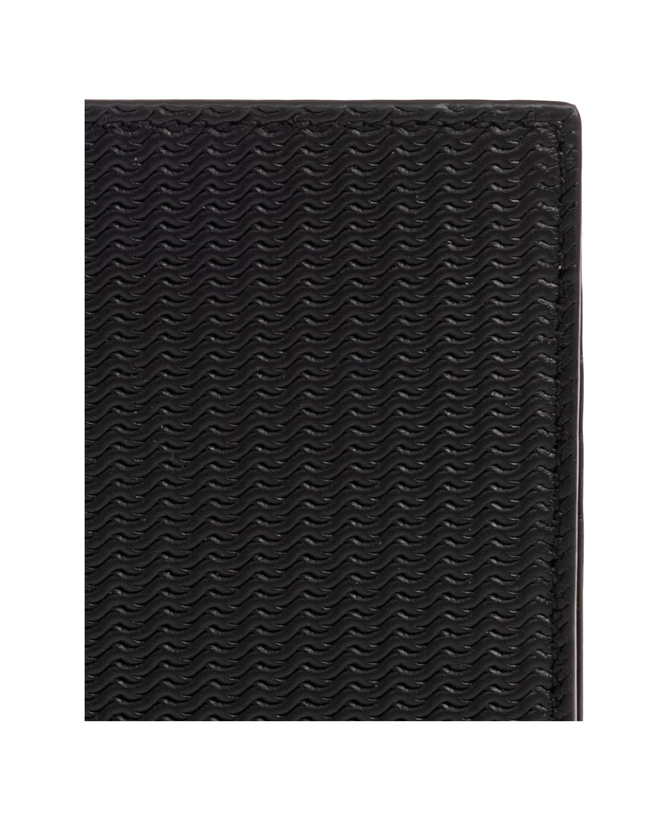 Giorgio Armani Leather Wallet With Logo - C