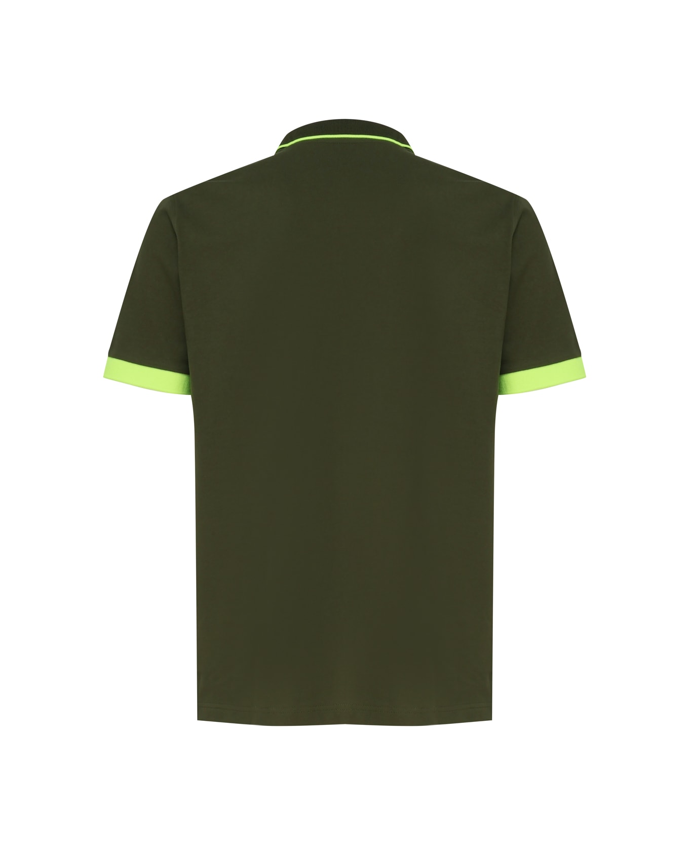 Sun 68 Polo T-shirt In Cotton - Verde scuro