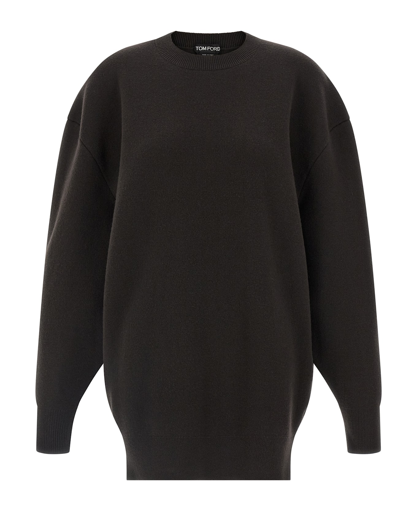 Tom Ford 
sculptural Double Face
 Dress - Brown