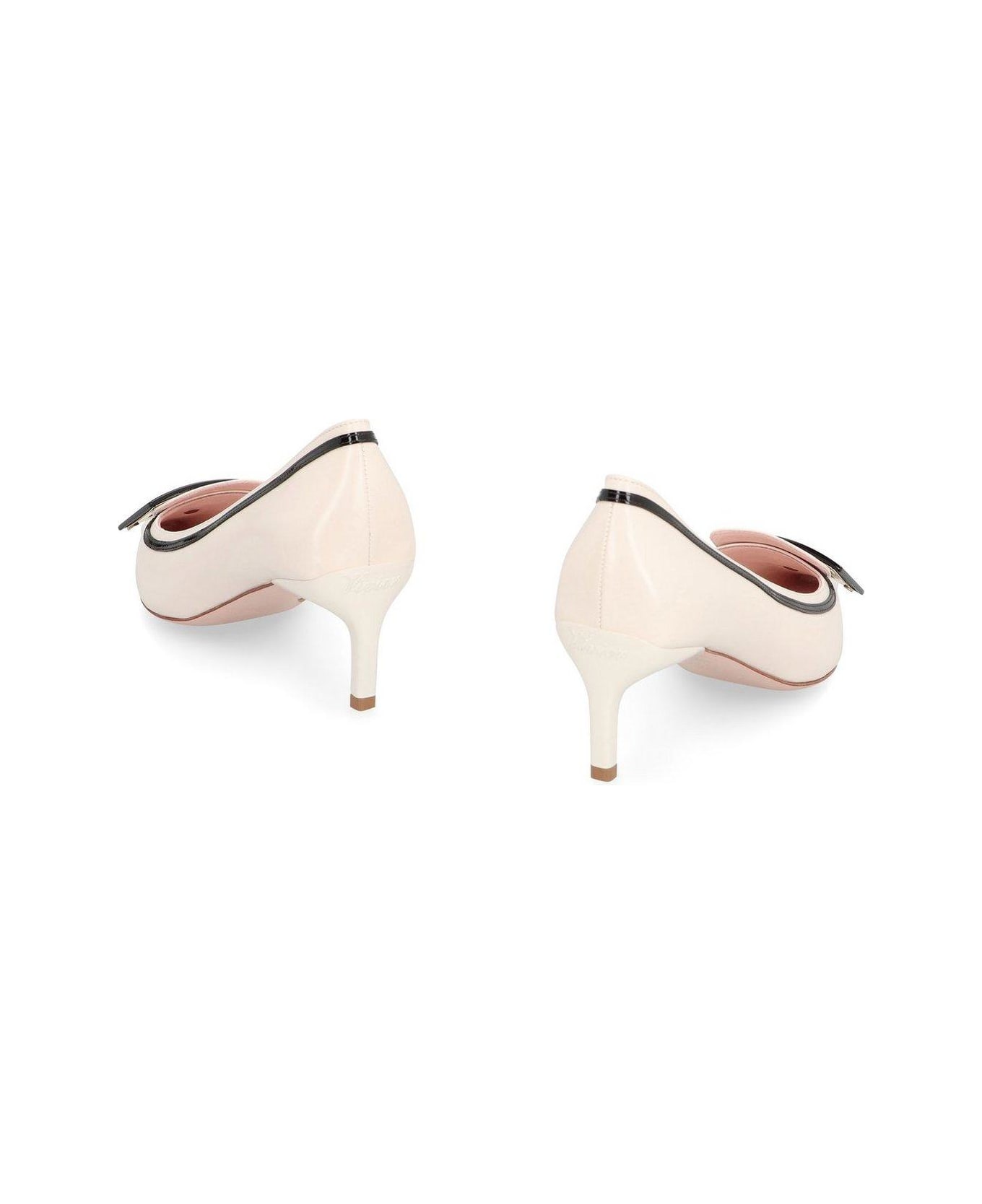 Roger Vivier Viv Canard Leather Pumps - White