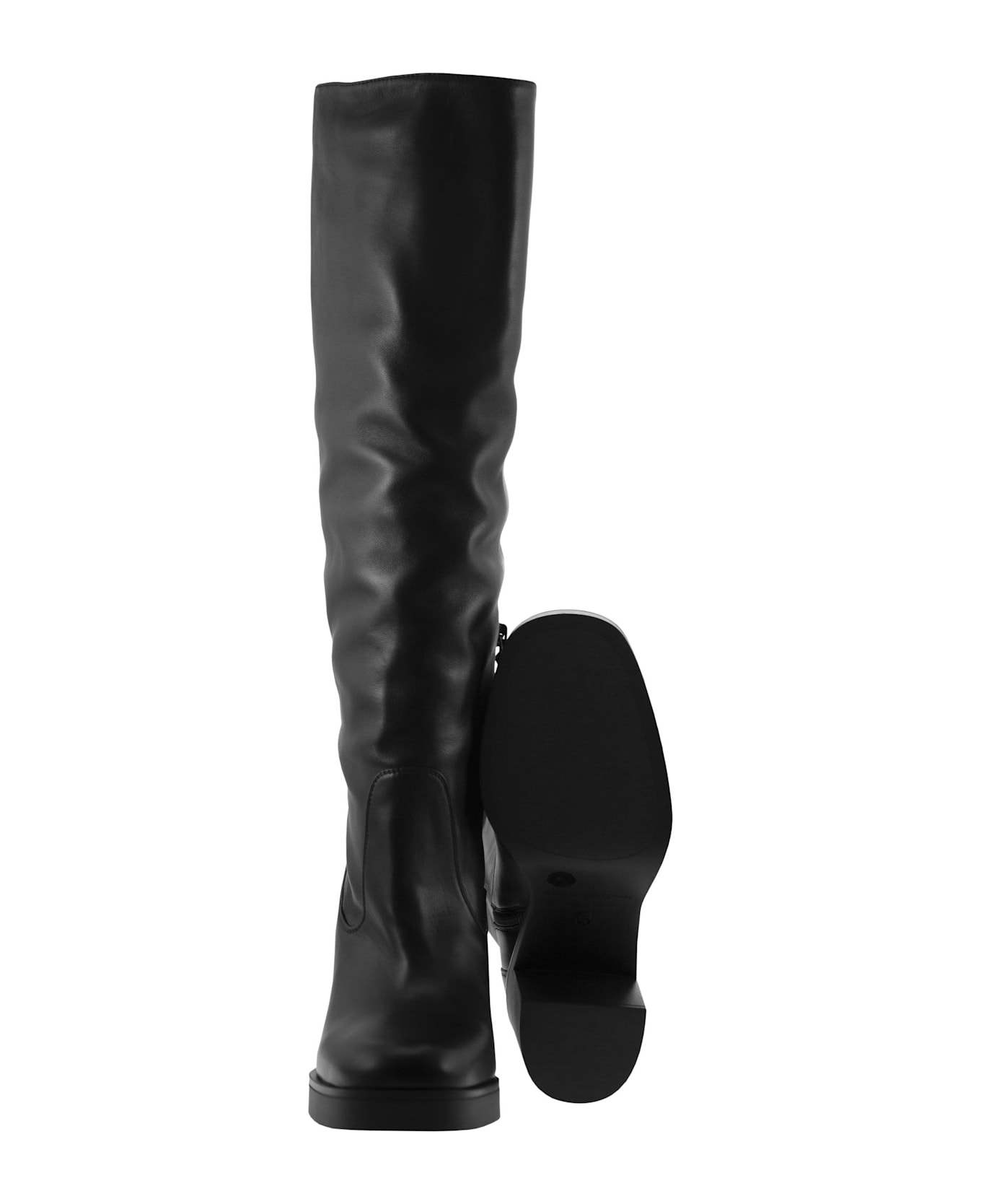 ロングブーツ Stuart Weitzman FW24 BETHENNY 80 - Leather boot (SJ290 BLK) Women's Stuart Weitzman Bethenny 80 Boot | Zappos.com