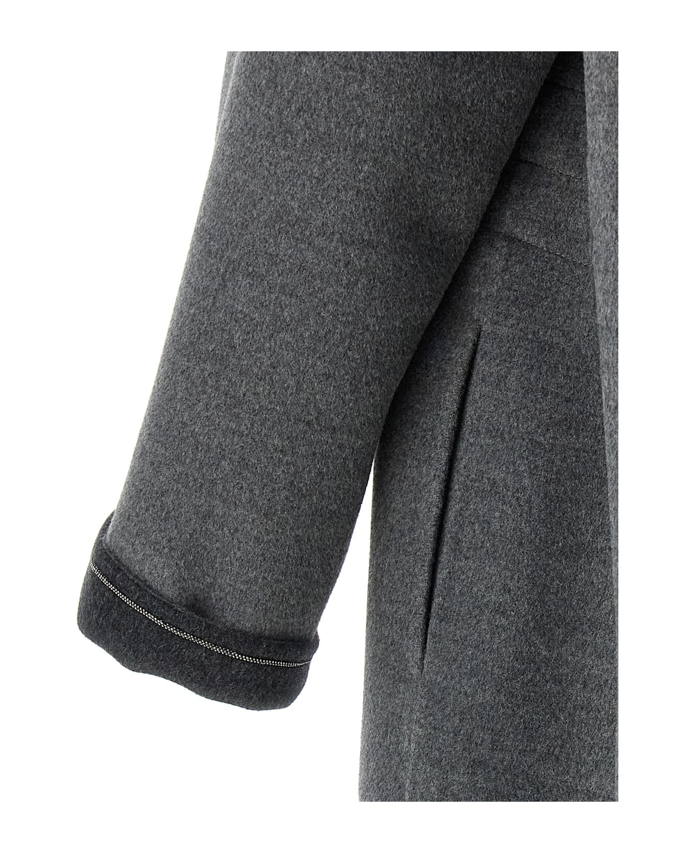 Fabiana Filippi Dressing Gown Coat - Gray