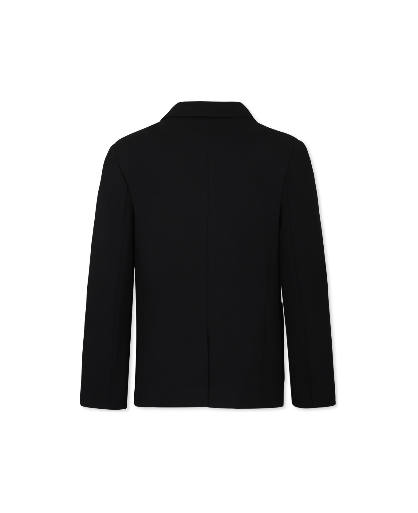 Givenchy Black Jacket For Boy With Logo - Black