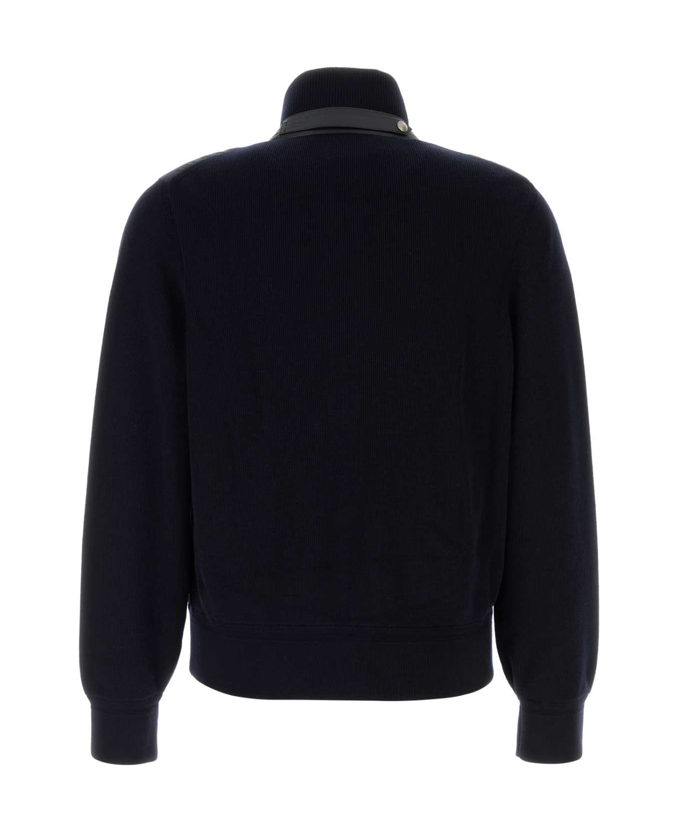 Tom Ford Midnight Blue Wool Jacket - DARKMIDNIGHTBLUE