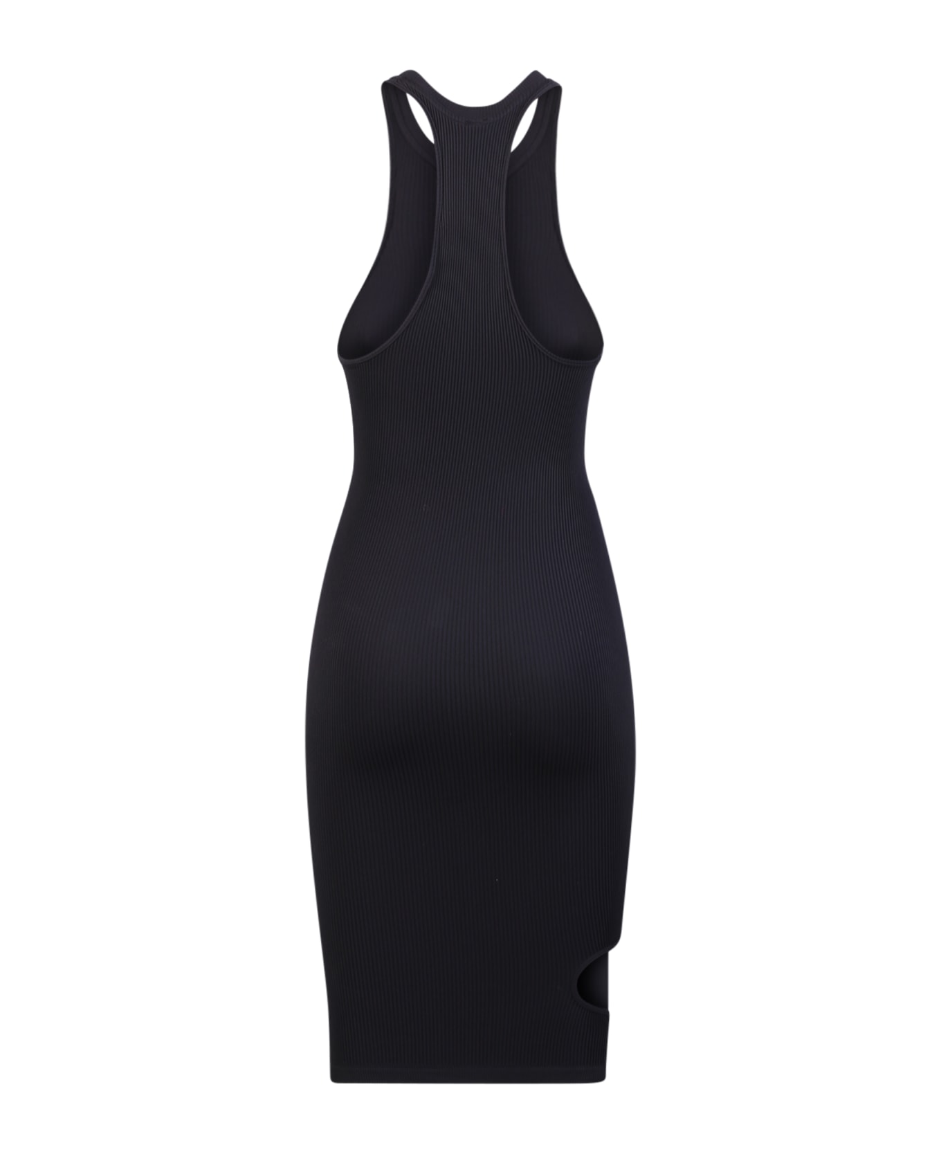 ANDREĀDAMO Black Close-fitting Stretch Dress - Black