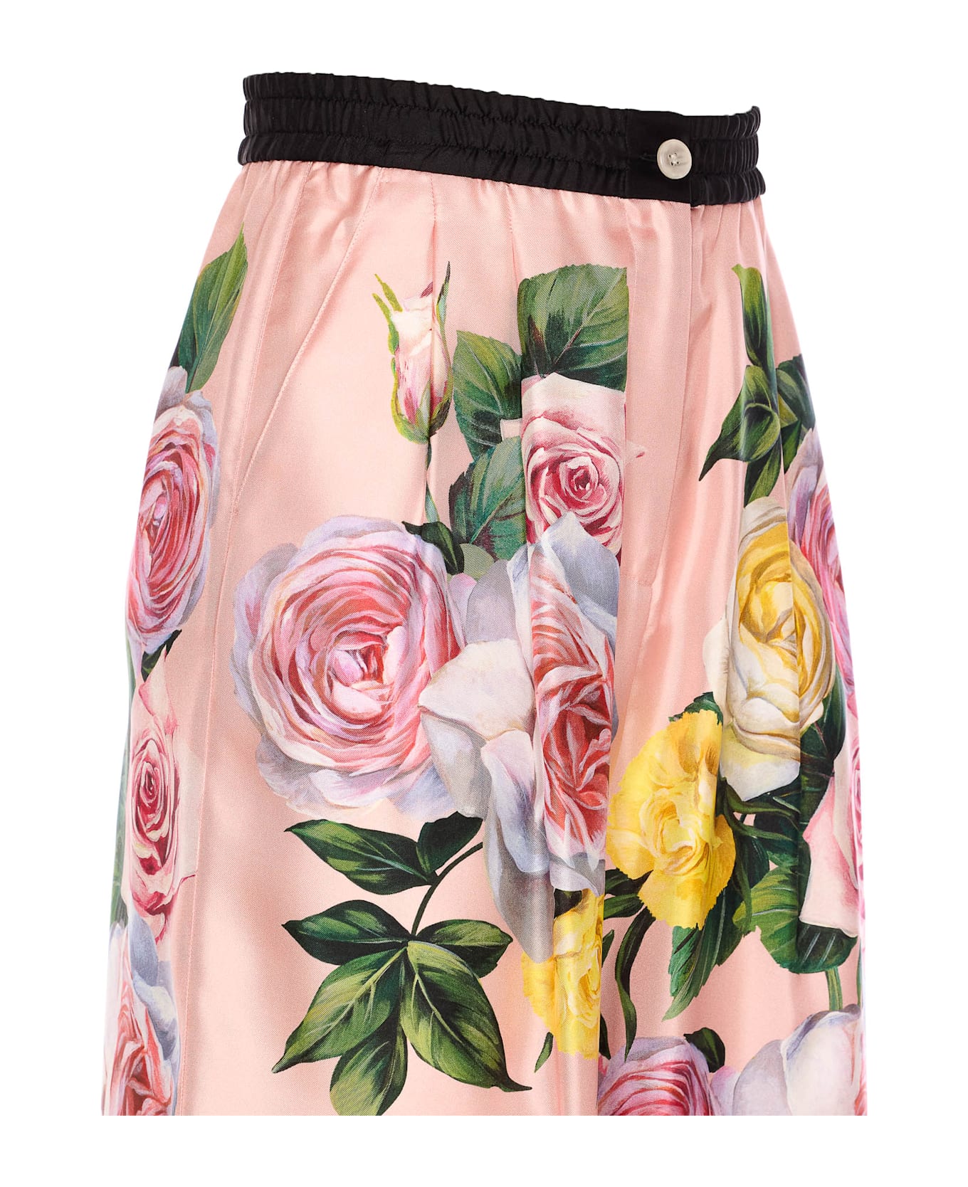 Dolce 
Gabbana Peonie And Rose Print Pants - Pink