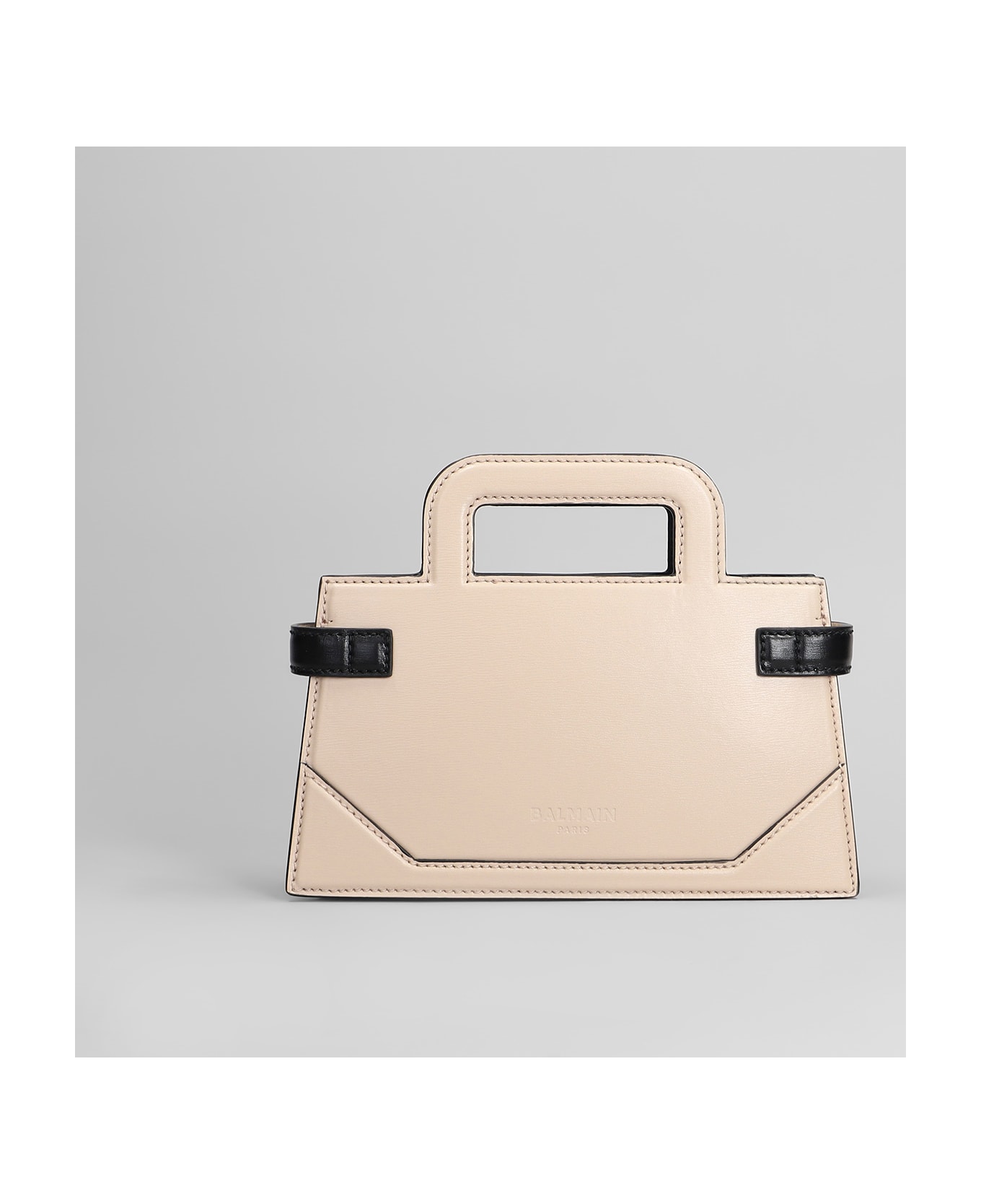 Balmain B Buzz Small Shoulder Bag In Rose-pink Leather - rose-pink