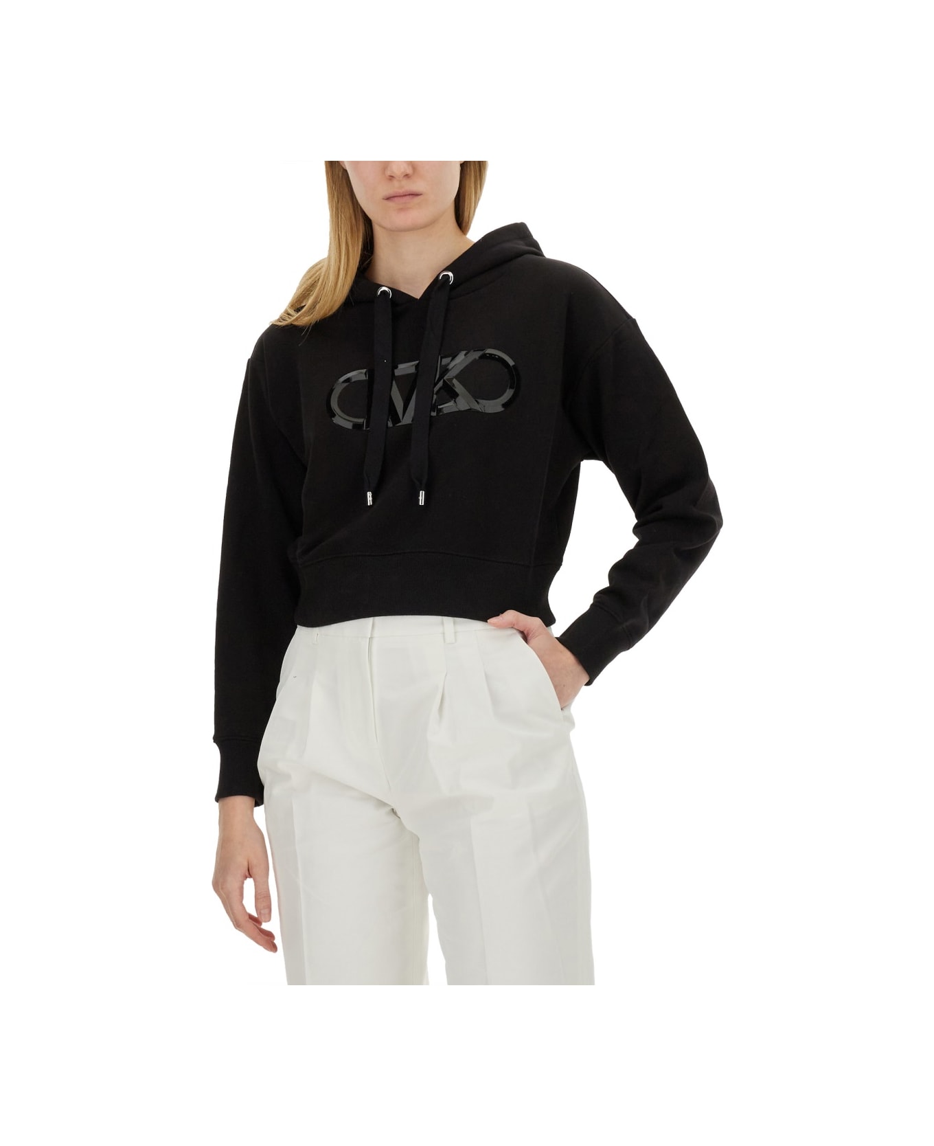 Michael Kors Sweatshirt With Logo - BLACK