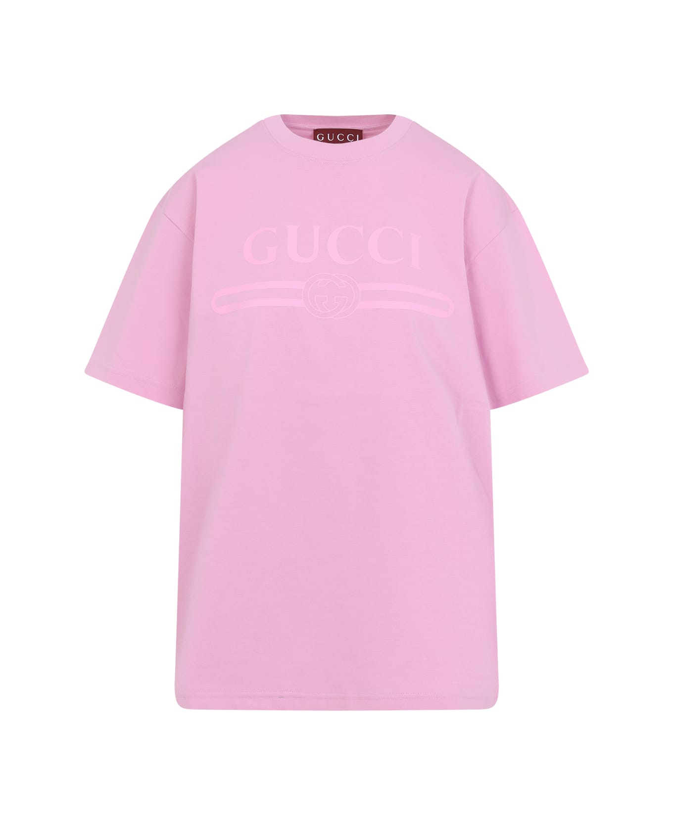 Gucci Logo T-shirt - Smooth Pink