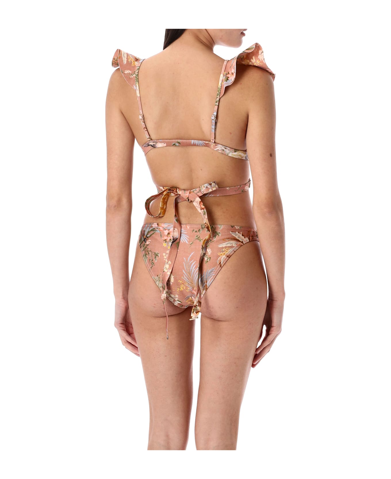 Zimmermann Tallow Swimsuit - Tropical Oasis Pink