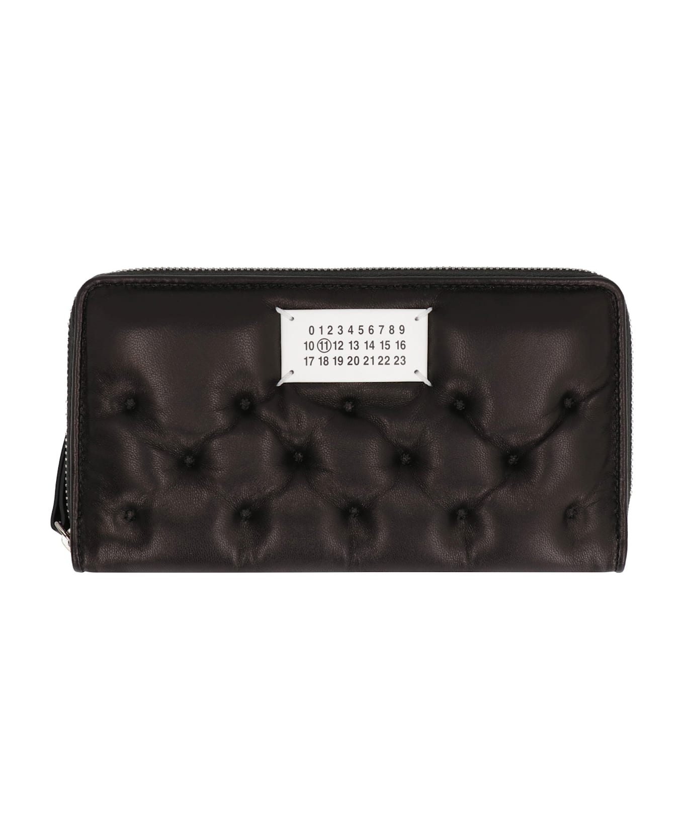 Maison Margiela Glam Slam Quilted Leather Wallet - Black