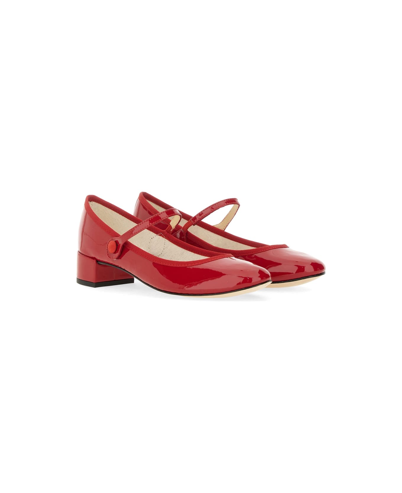 Repetto Pump Mary Jane "rose" - RED