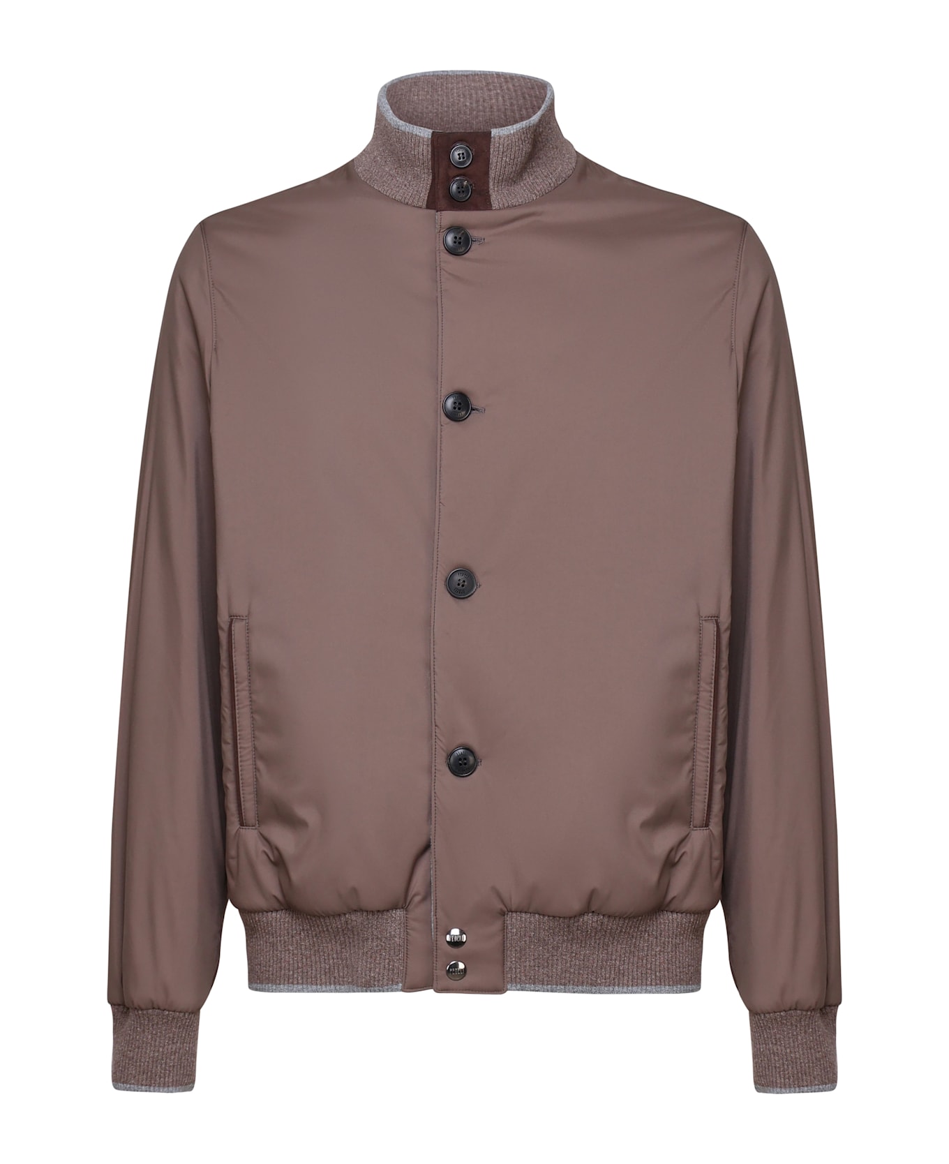 Fedeli Technical Fabric Jacket - Coffee