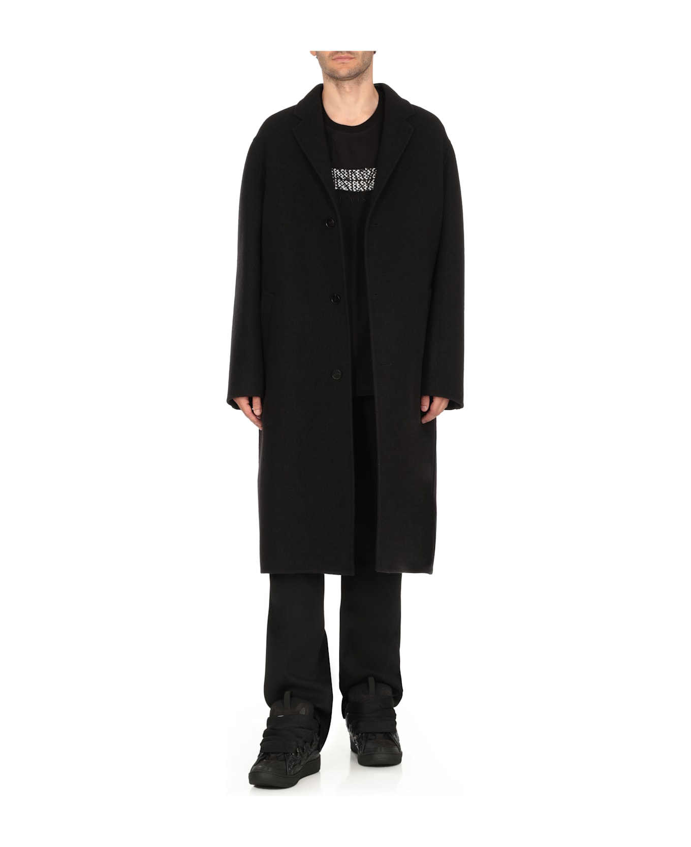 Lanvin Curb Sneakers - Black