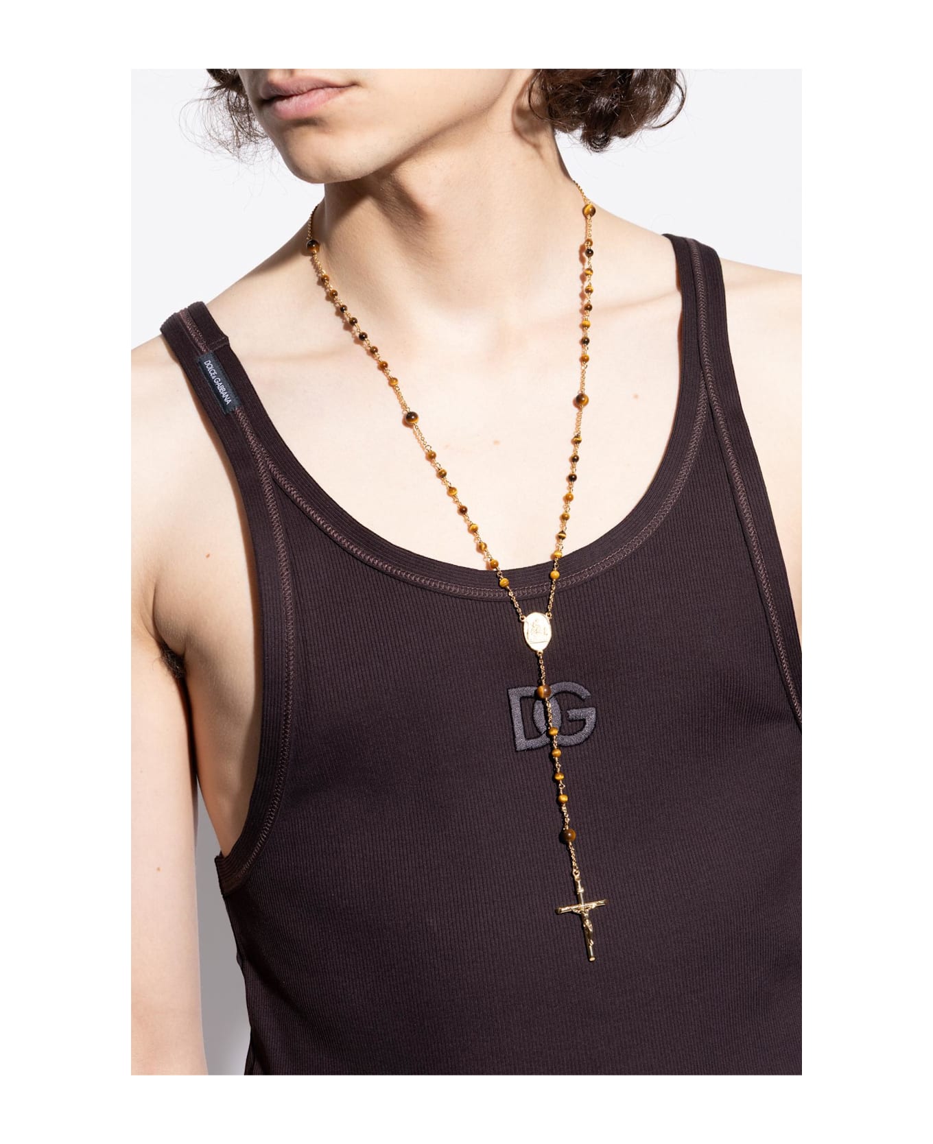 Dolce 
Gabbana Necklace With Religious Motif - ORO