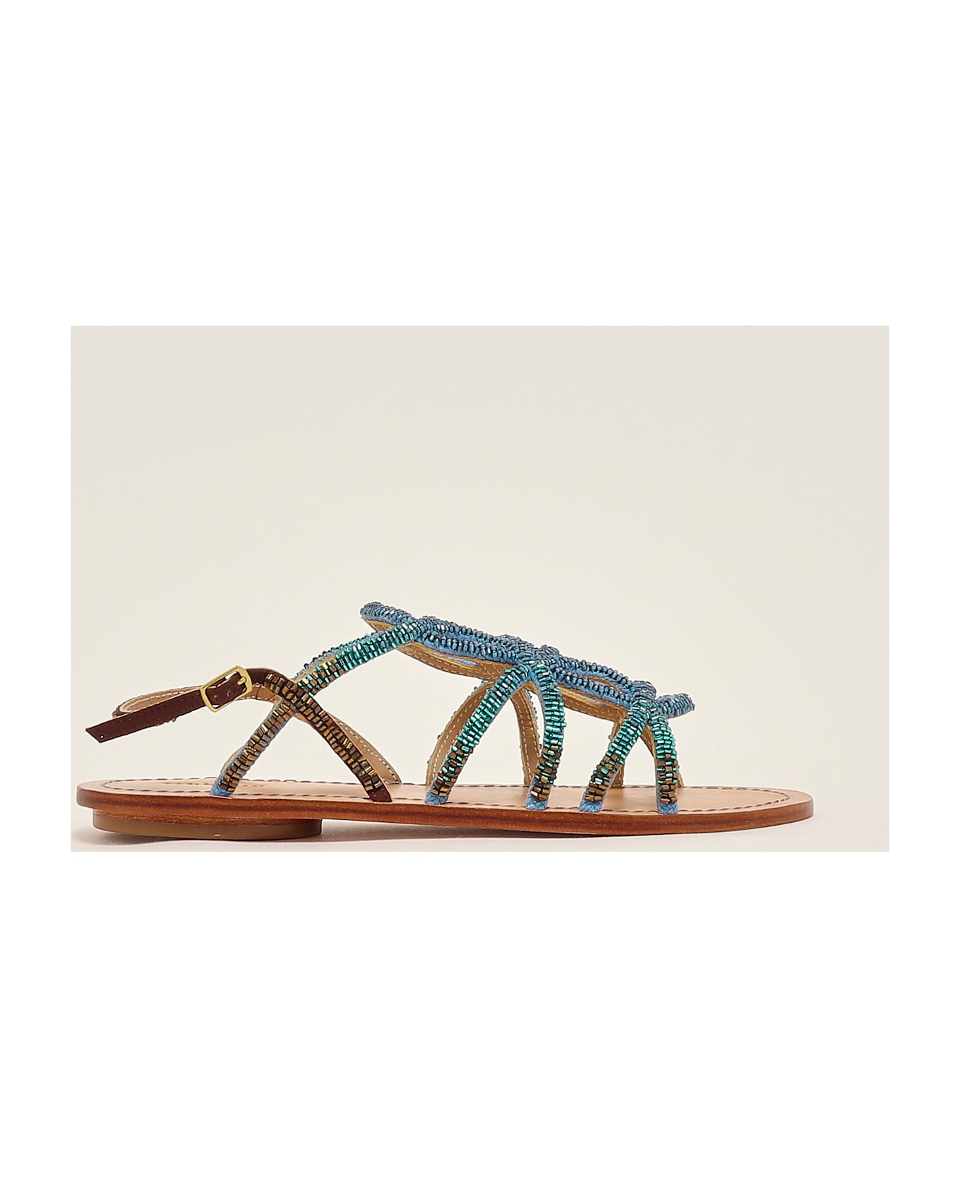 Malìparmi Capri Cut Shaded Sandal - BLU MULTICOLOR