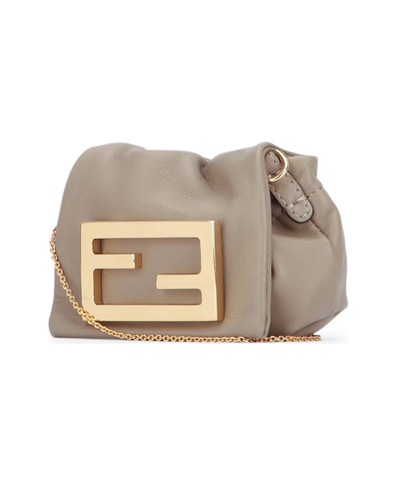 【FENDI】MAMMA BAG SM NAPPA SH◆8BS105ABVE Fendi Mamma Baguette Small Nappa Leather Bag – Modecraze Inc.