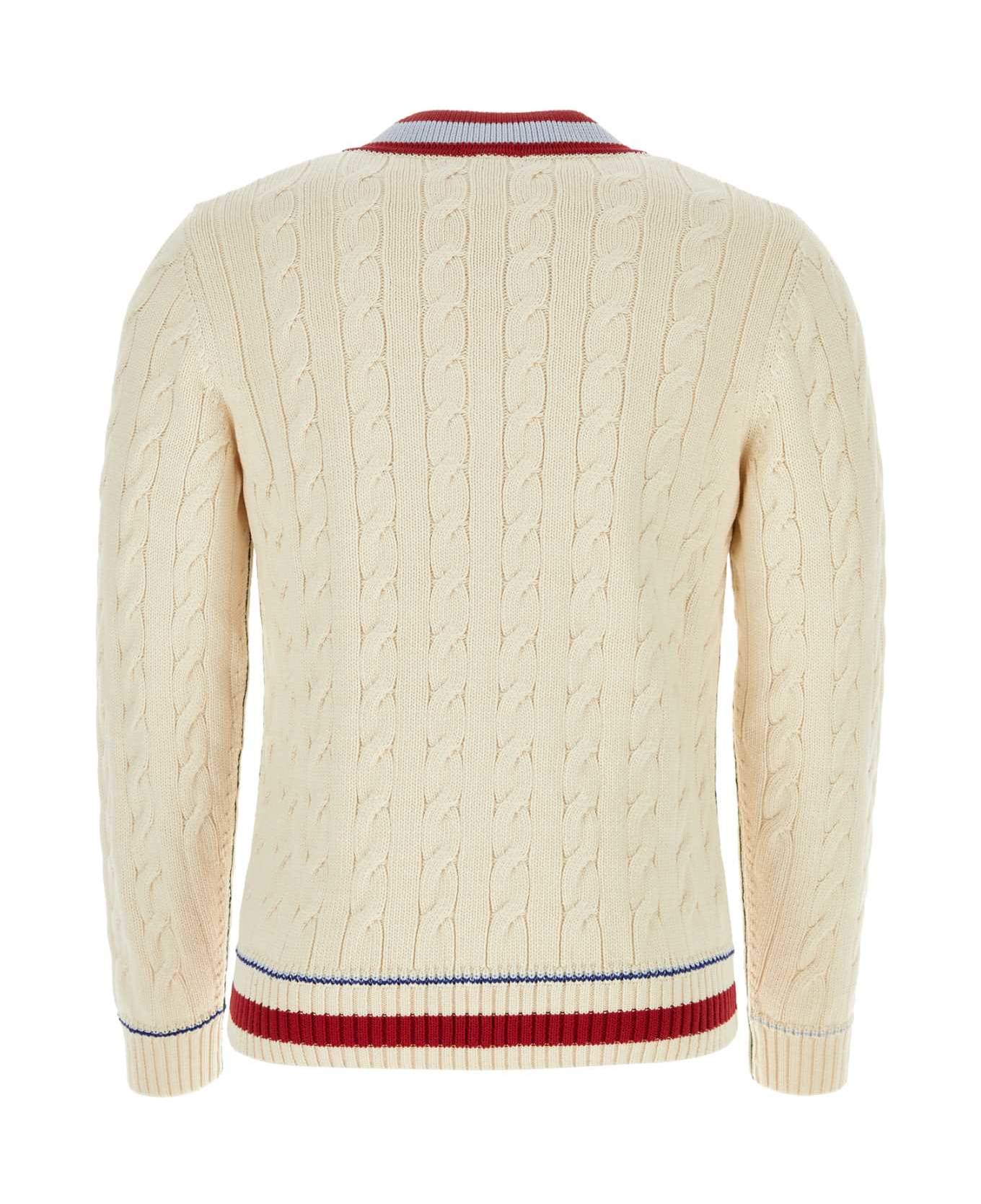 Lacoste Sand Cotton Blend Sweater - IQ1