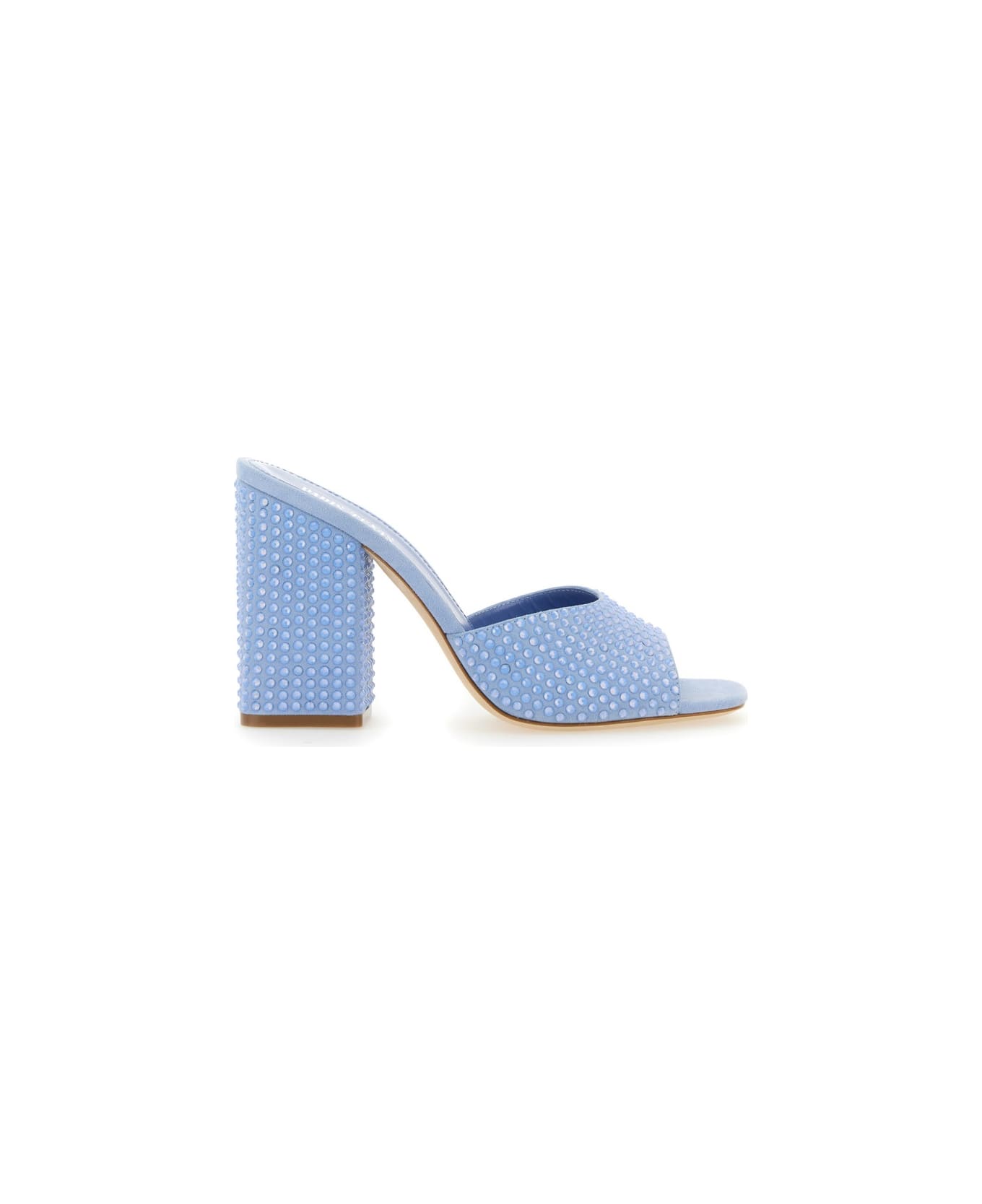 Paris Texas Mules Holly Anja - AZURE