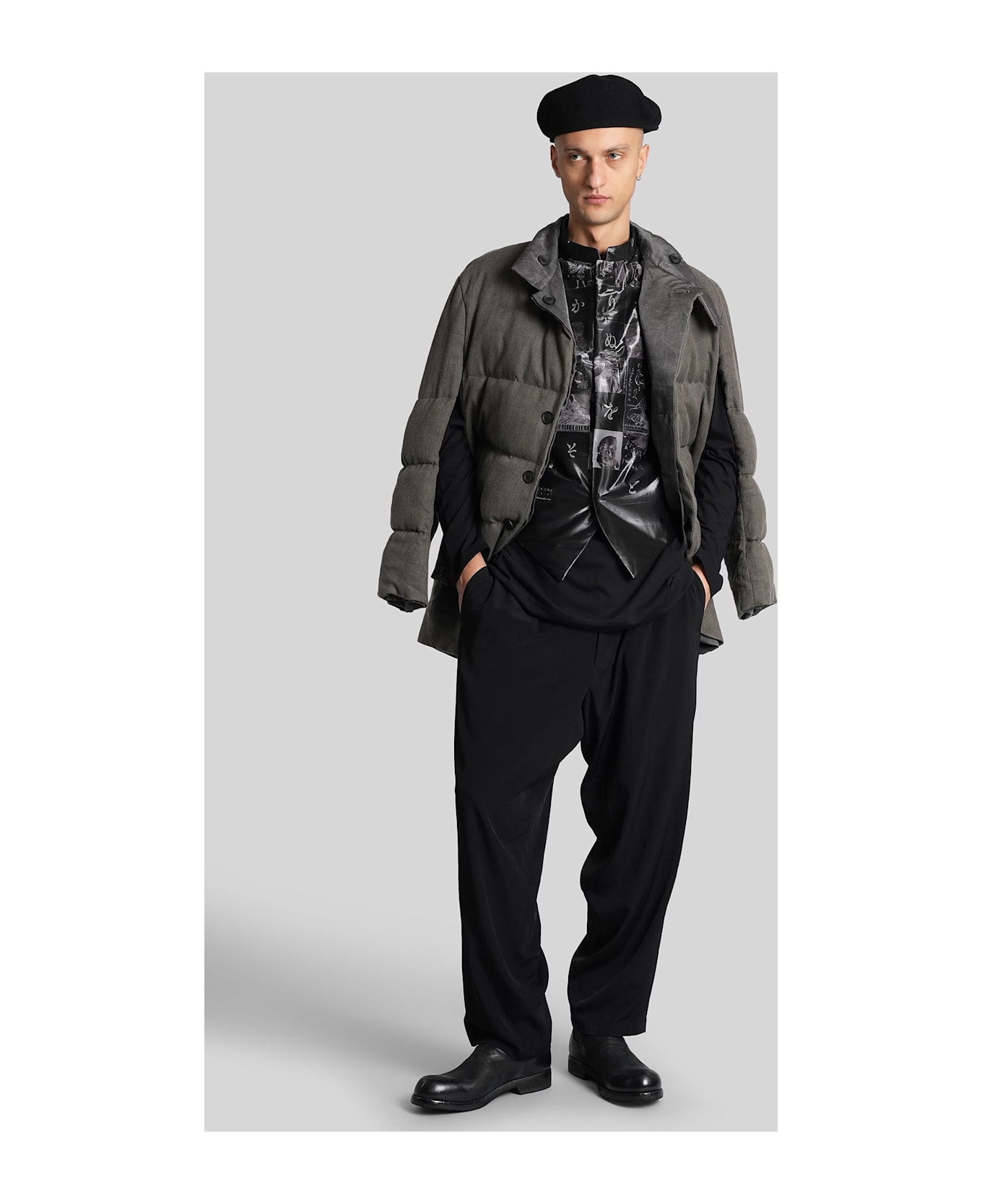 Yohji Yamamoto Vest In Black Polyester - black