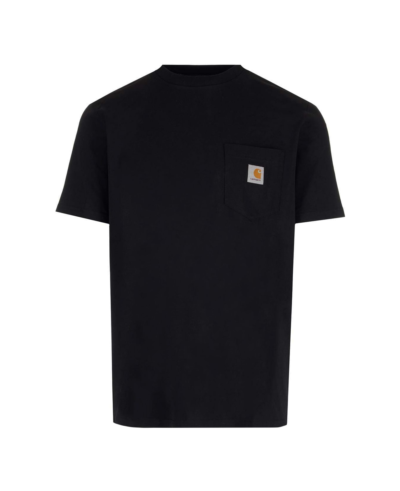 Carhartt T-shirt With Applied Pocket - Black