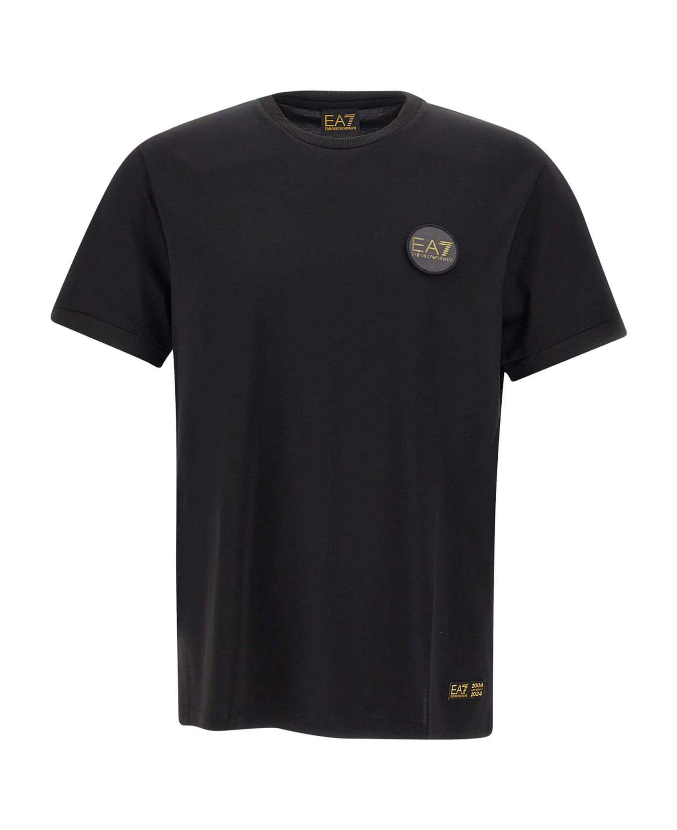 EA7 Viscose T-shirt - BLACK