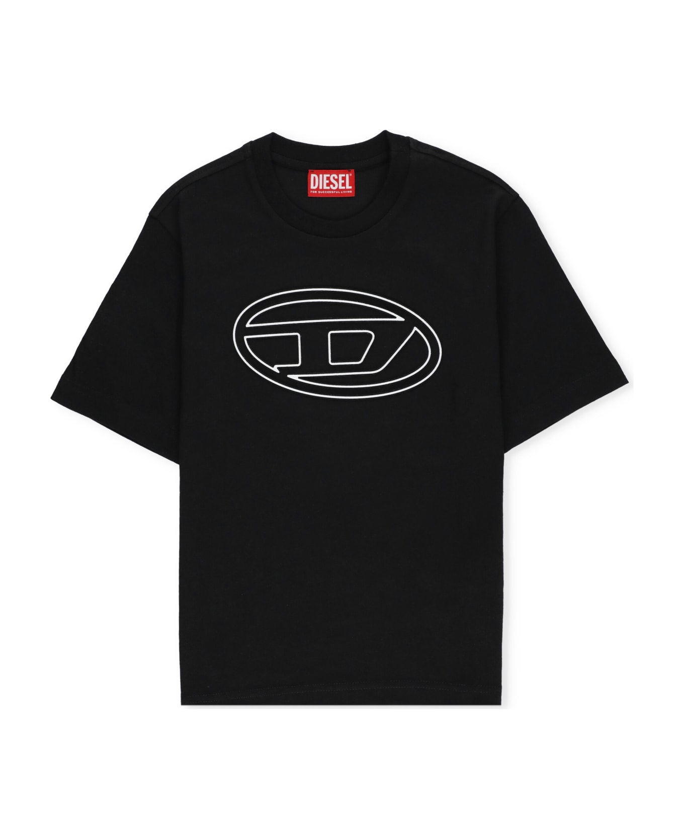 Diesel Just Bigoval T-shirt - Black