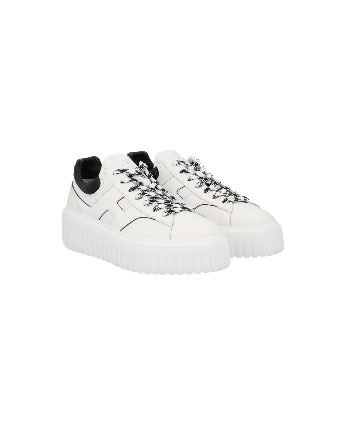 Hogan "h-stripes" Sneaker - WHITE