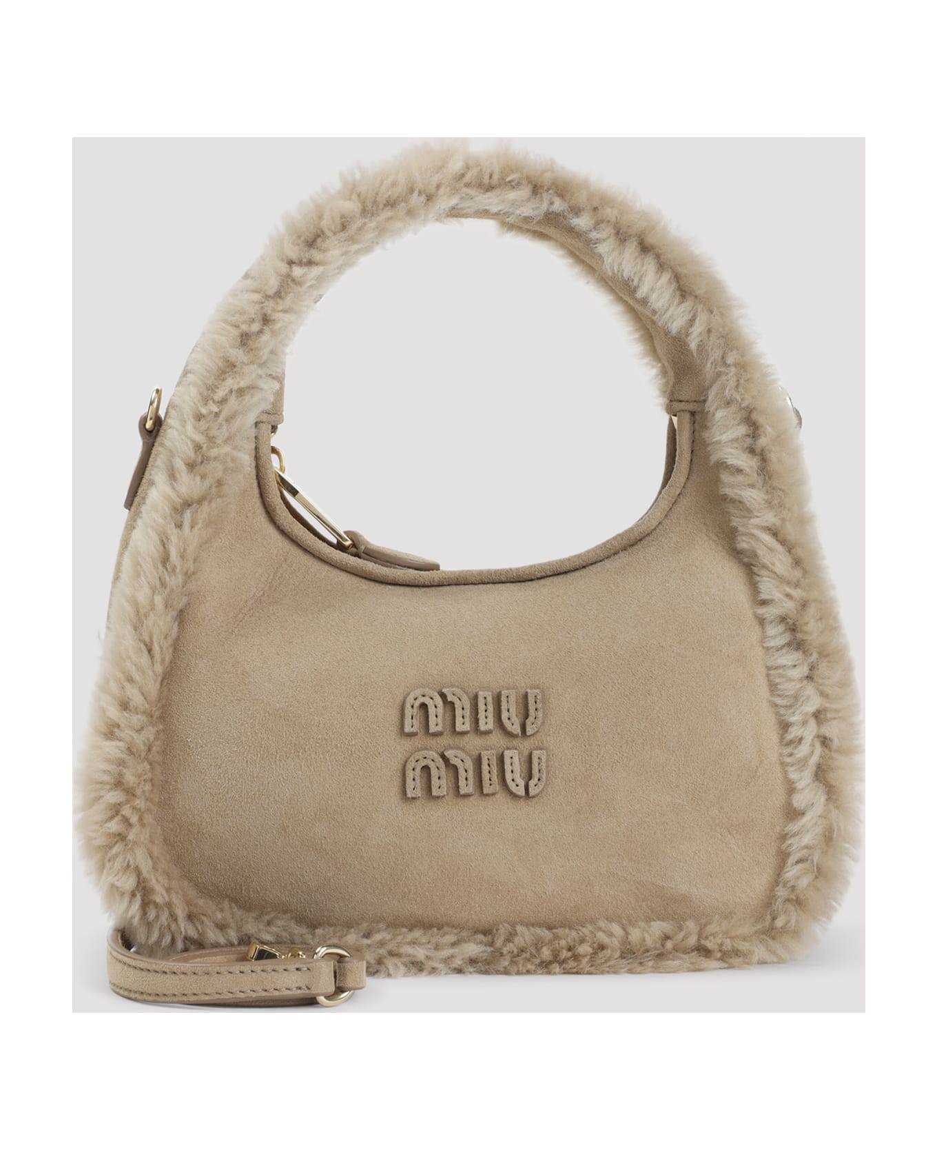 Miu Miu Shoulder Bag - Sabbia