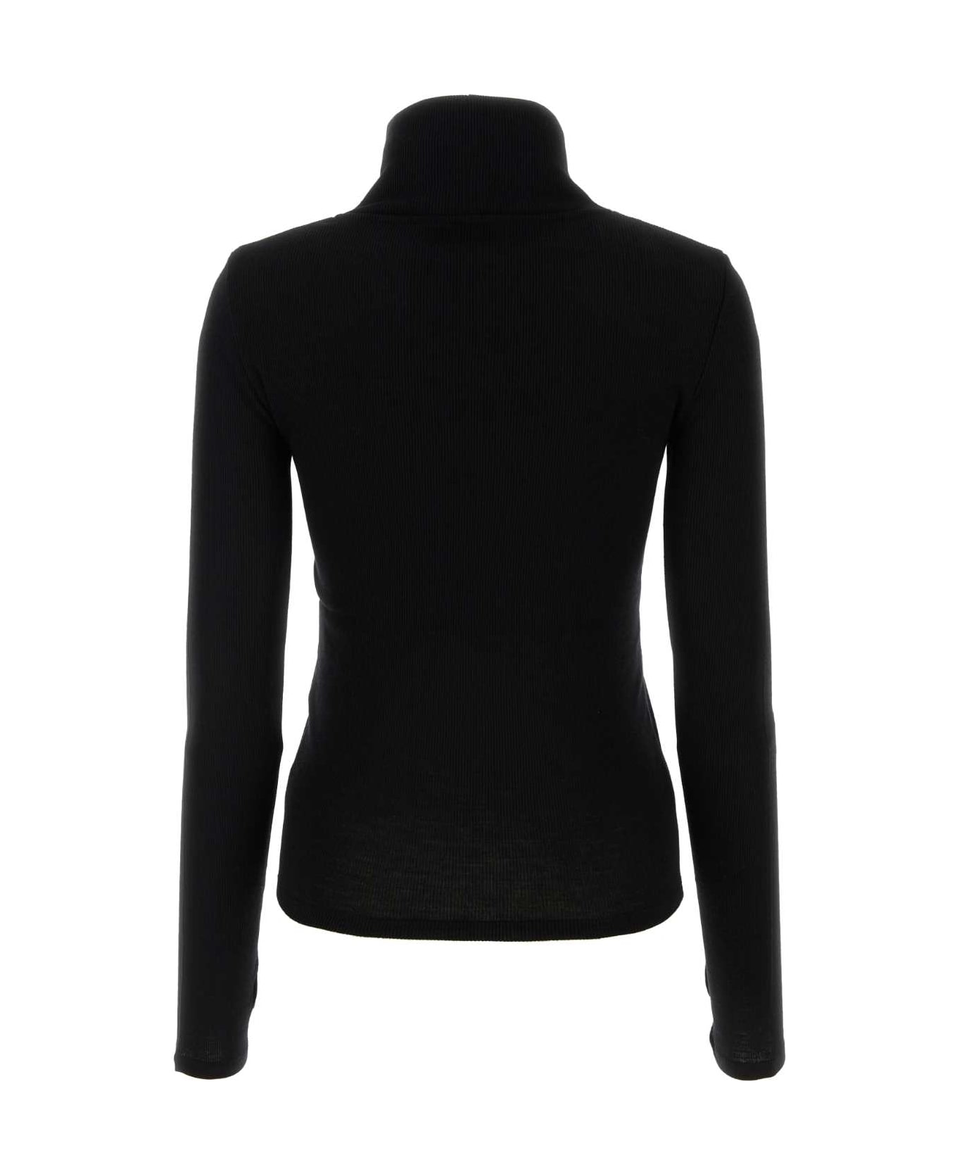 Chloé Wool Blend Sweater - BLACK