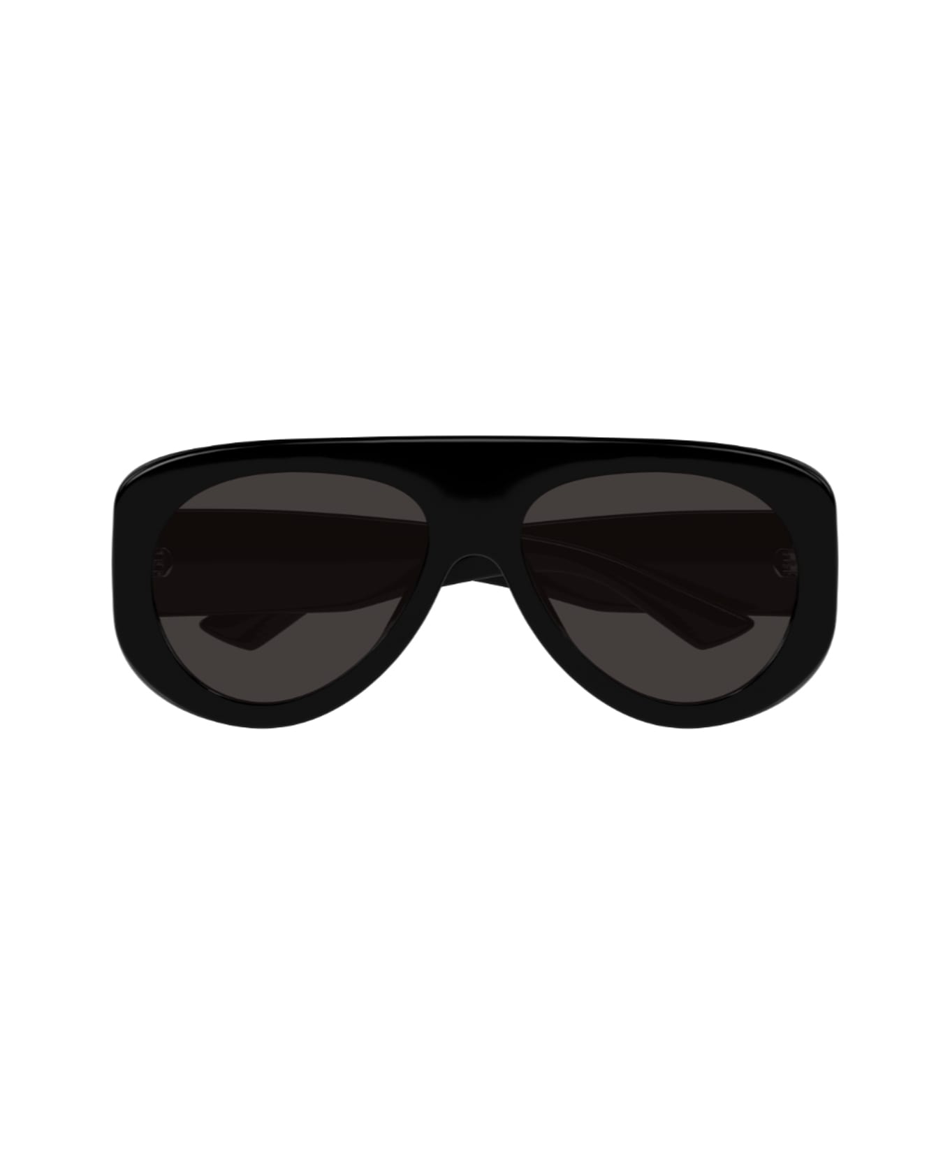 Bottega Veneta Eyewear Bottega Veneta Bv1362s Linea Ribbon 001 Black Grey Sunglasses - Nero