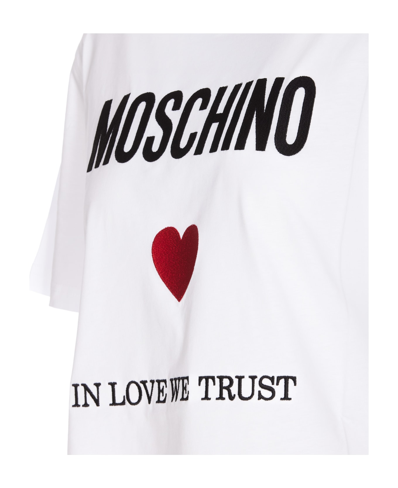 Moschino Love We Trust T-shirt - White Tシャツ