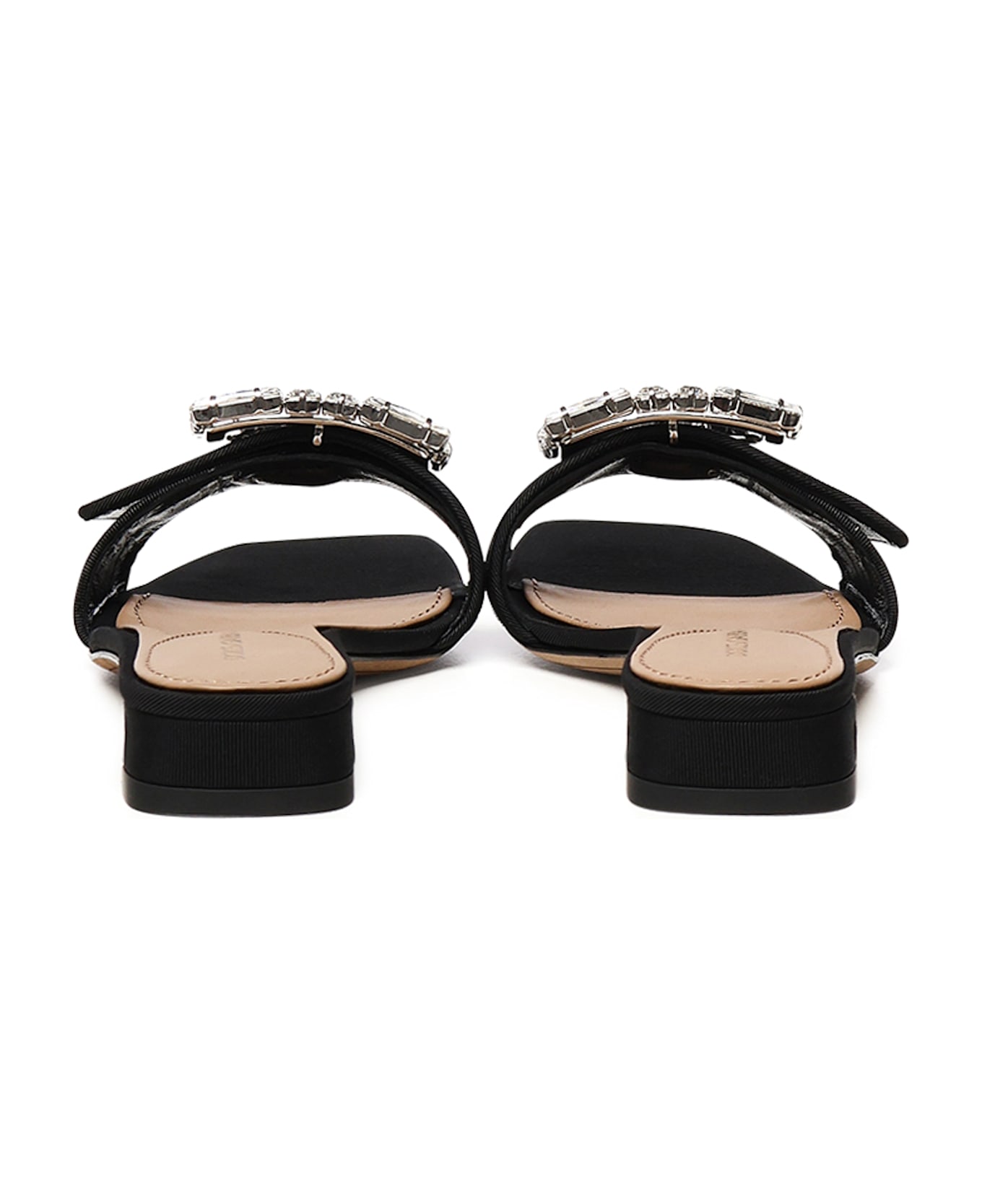 Dolce 
Gabbana Jewel Buckle Sandals - Black
