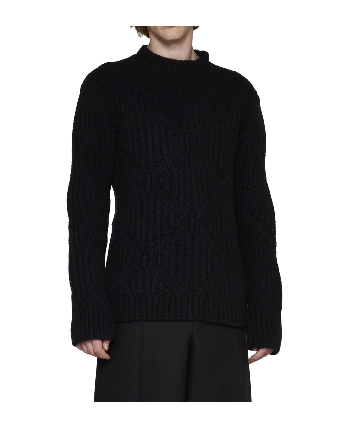 Valentino Wool Sweater - Black ニットウェア