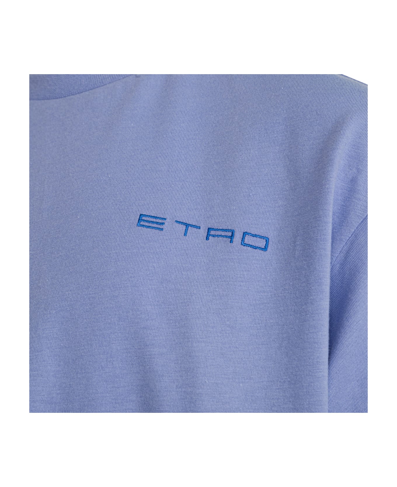 Etro T-shirt Con Stampa - Light blue