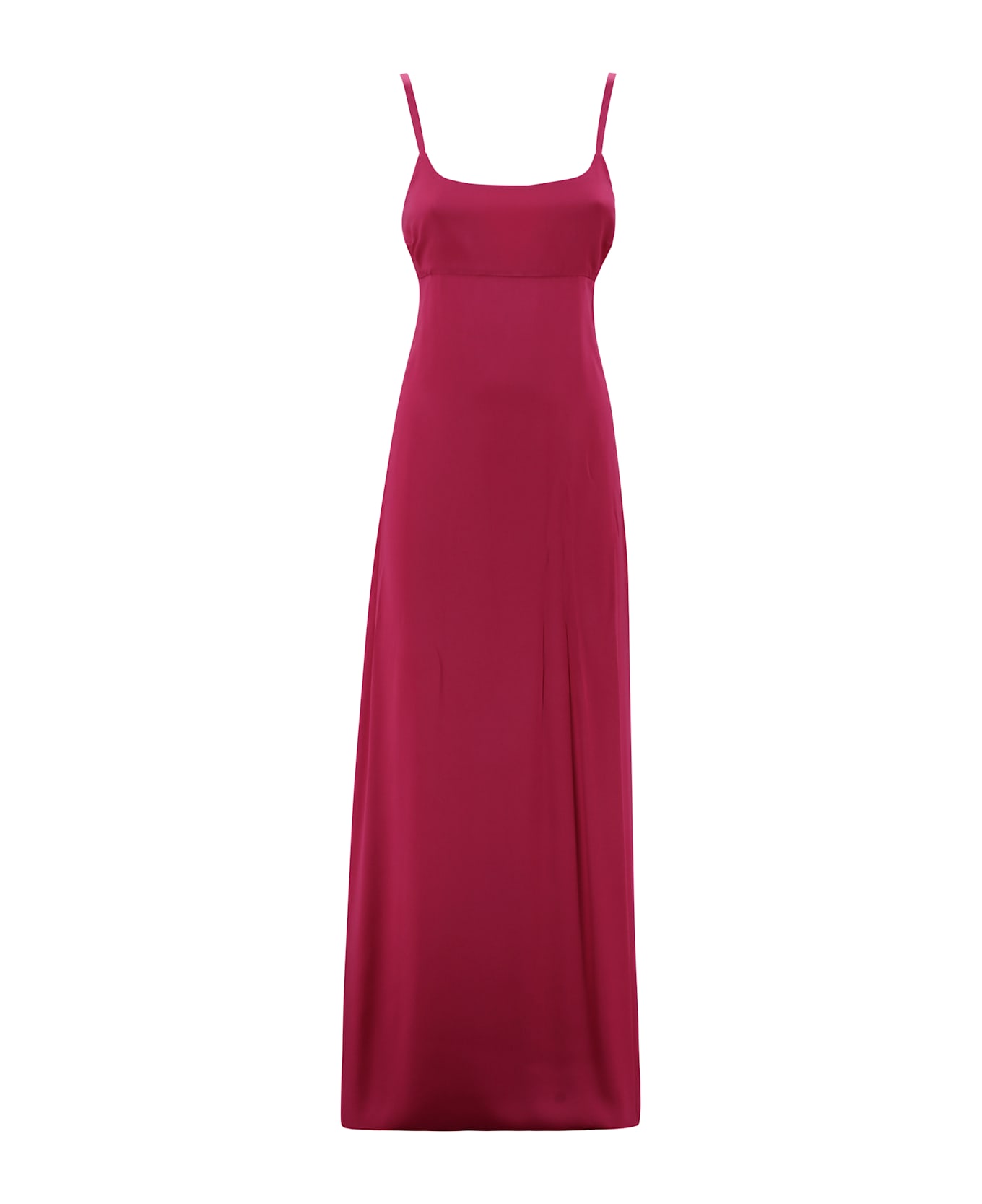 Max Mara Studio Dede Women
s Crepe Long Dress - Fuchsia