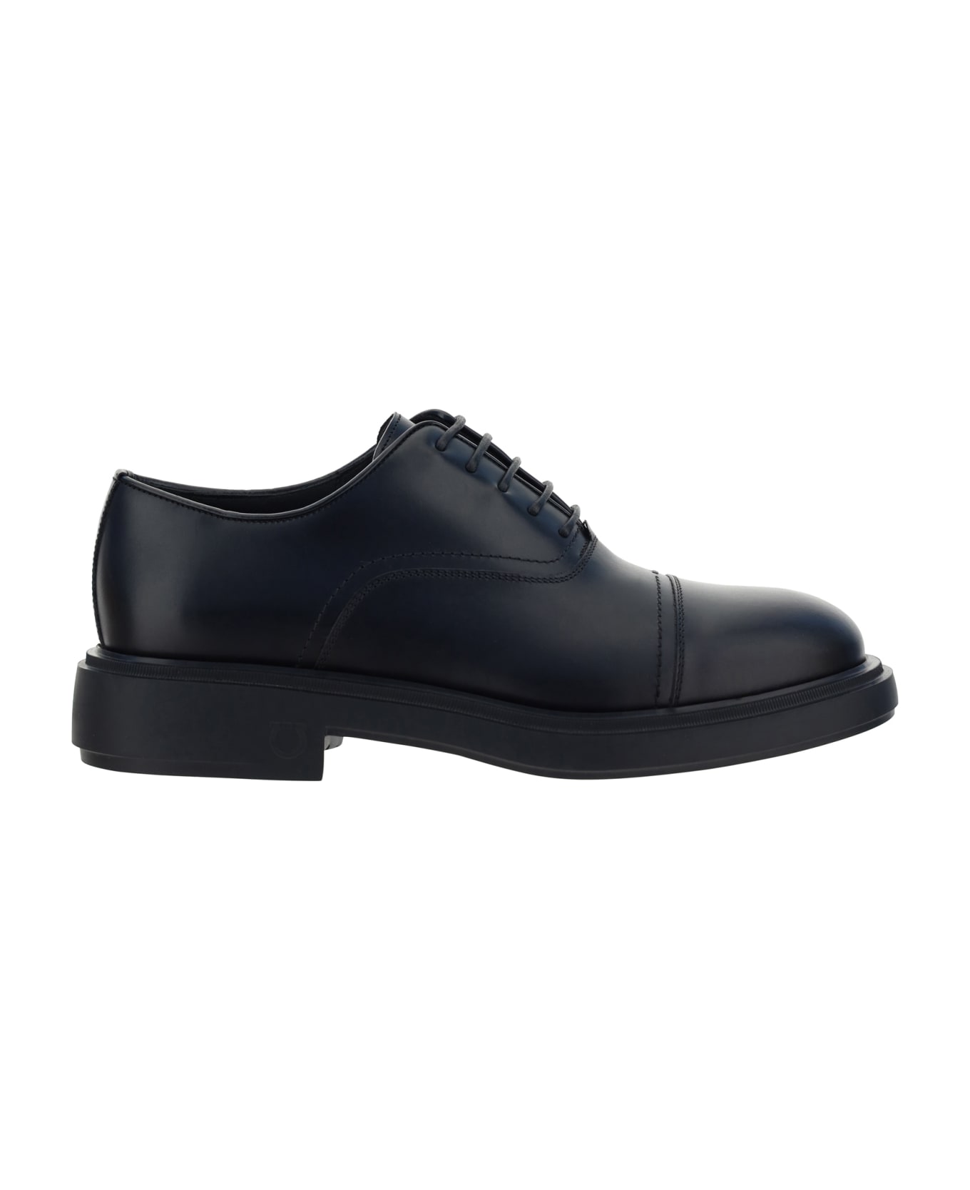 Ferragamo Balmoral Lace-up Shoes - Black