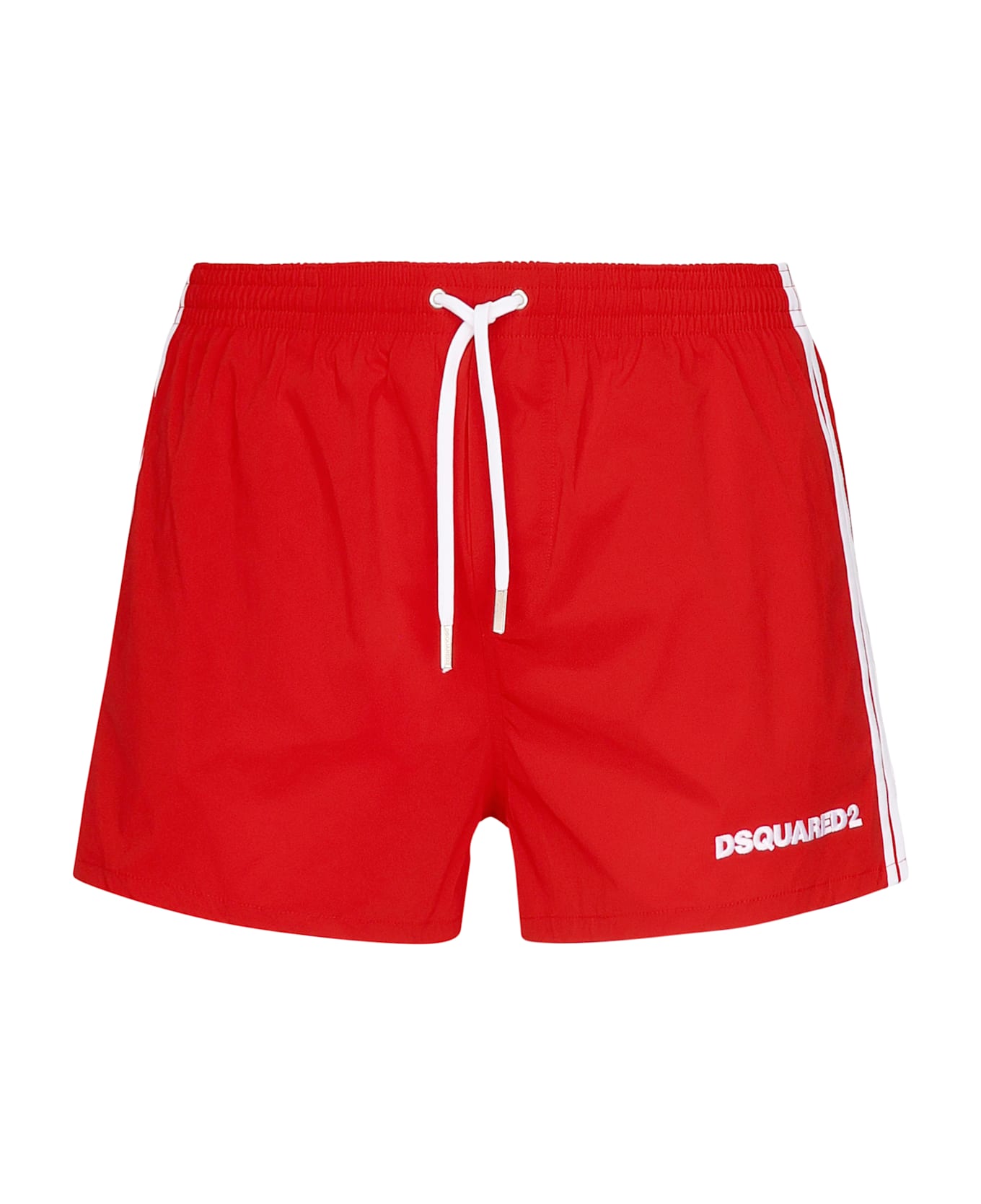 Dsquared2 Midi Boxer With Logo - Red