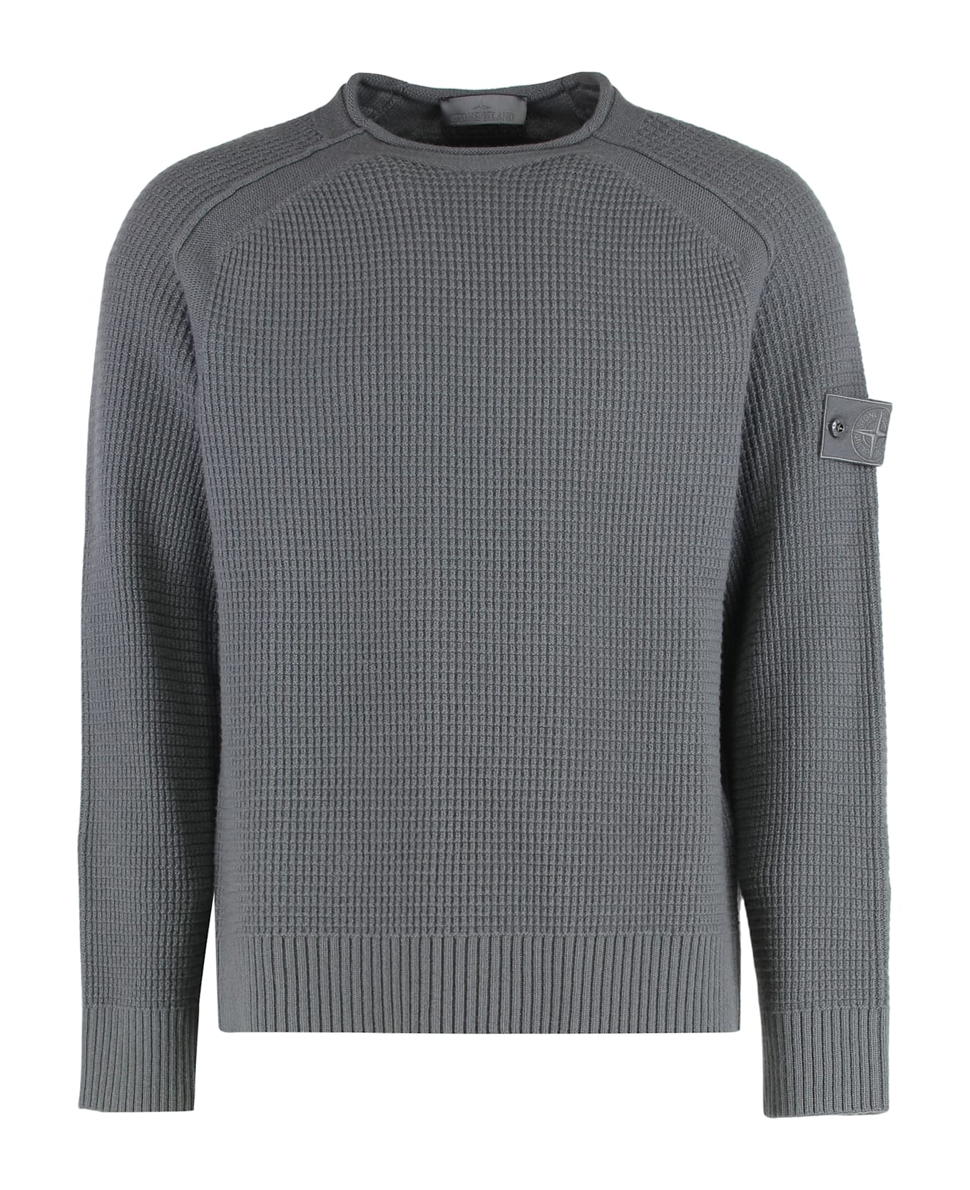 Stone Island Wool Crew Neck Sweater - grey