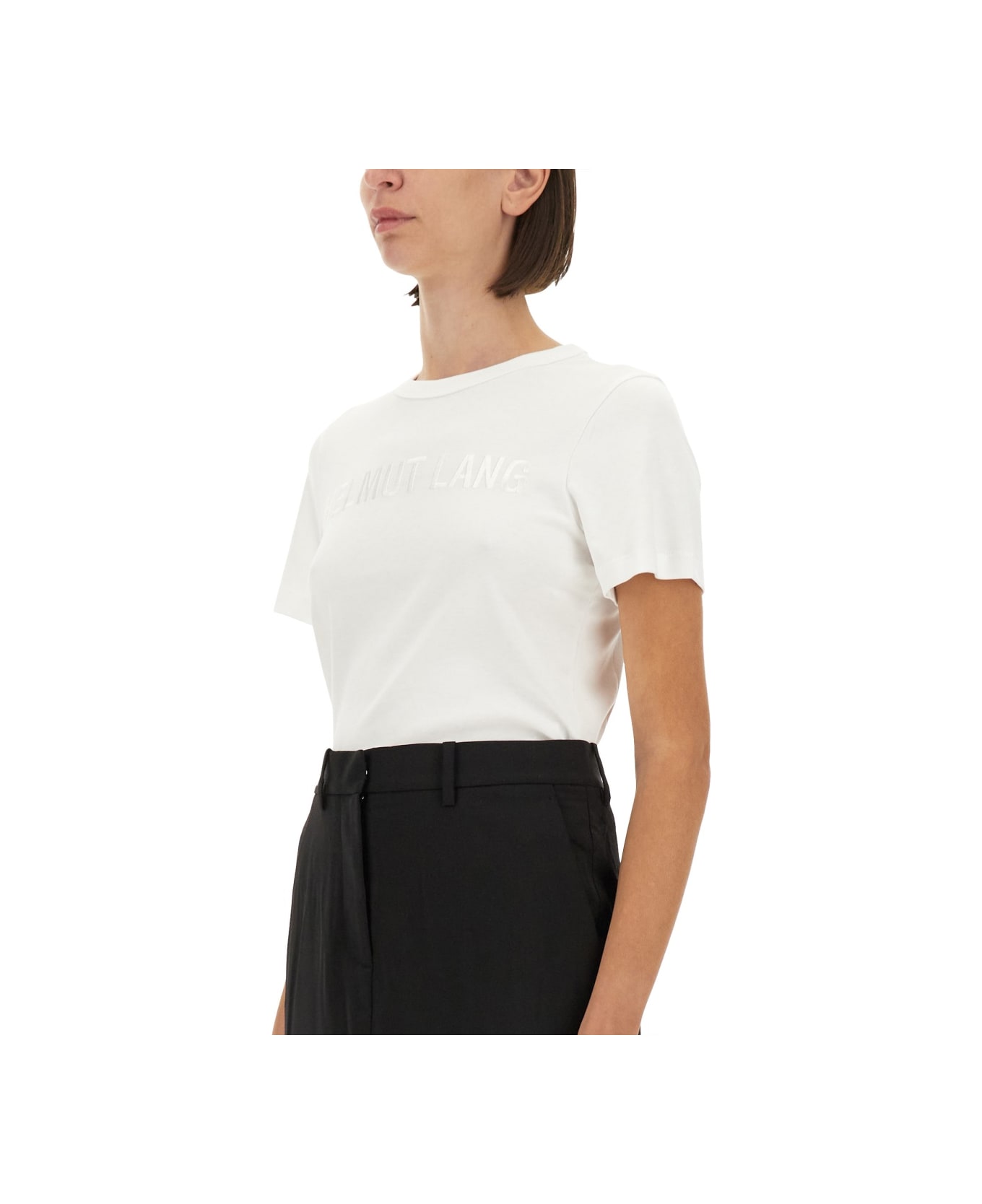 Helmut Lang T-shirt With Logo - WHITE
