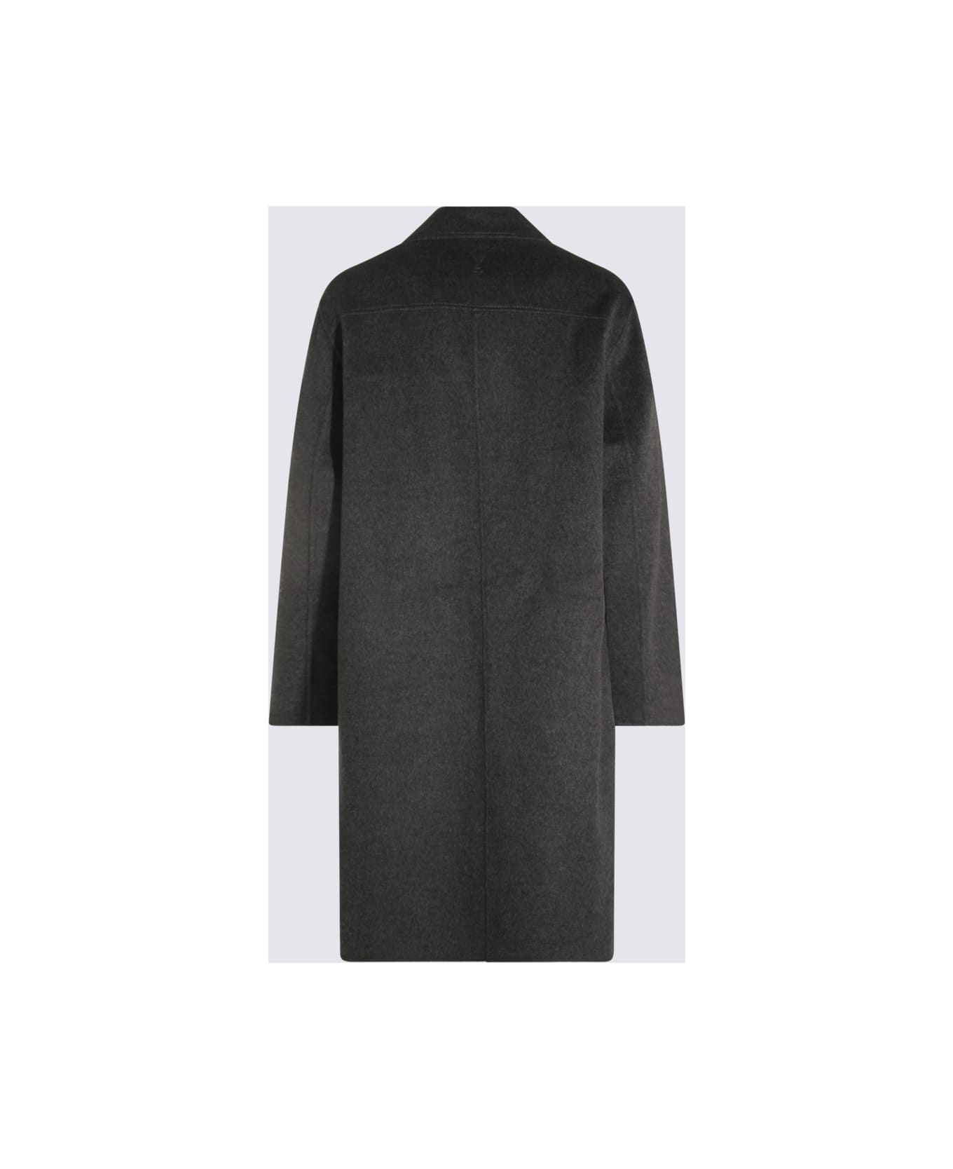 Ami Alexandre Mattiussi Grey Wool Coat - Grey