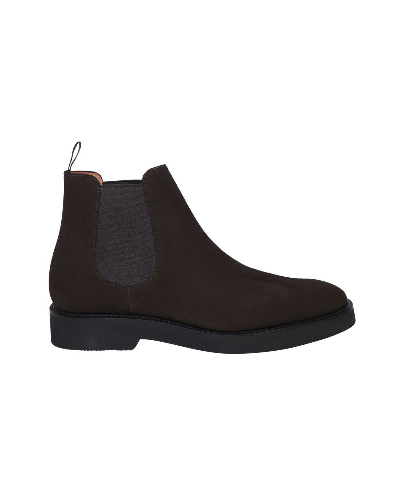 Church's Round Toe Chelsea Boots - Brown