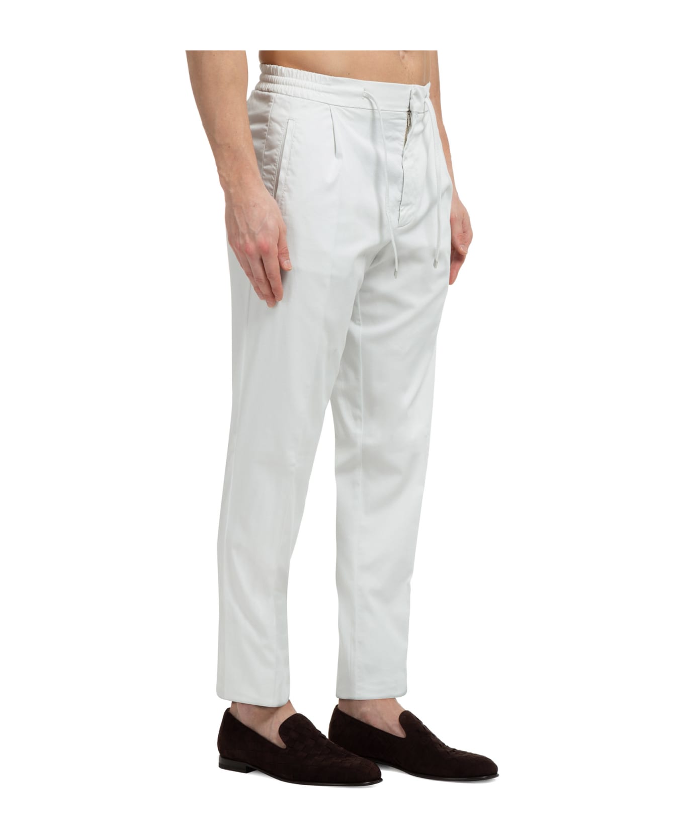 Lardini Miami Cotton Trousers - White