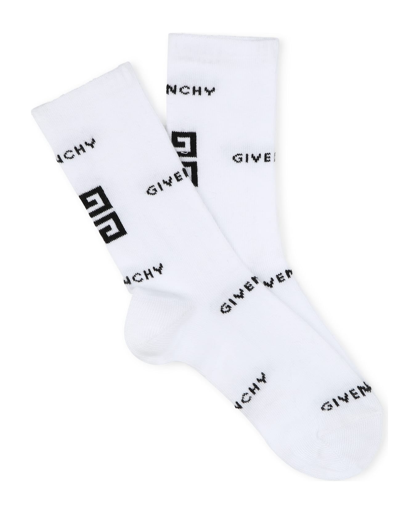 Givenchy Calzini Con Logo - White