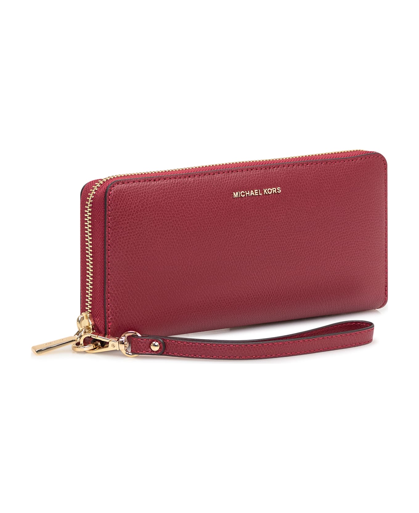 MICHAEL Michael Kors Jet Set Wallet - DEEP RED